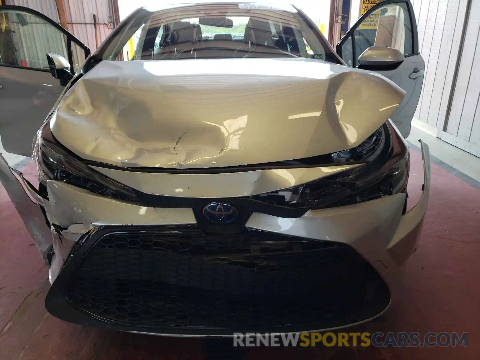 7 Photograph of a damaged car JTDEAMDE1MJ022489 TOYOTA COROLLA 2021