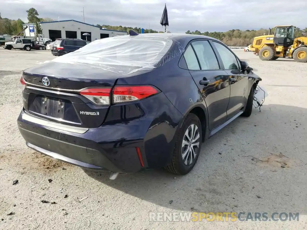 4 Photograph of a damaged car JTDEAMDE1MJ024131 TOYOTA COROLLA 2021