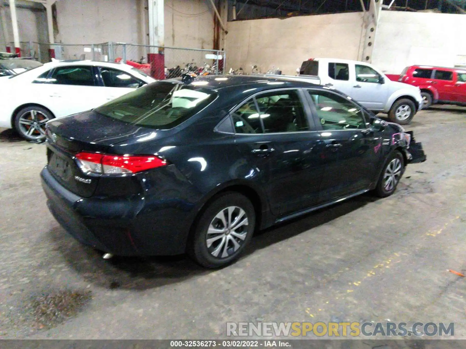 4 Photograph of a damaged car JTDEAMDE1MJ025909 TOYOTA COROLLA 2021