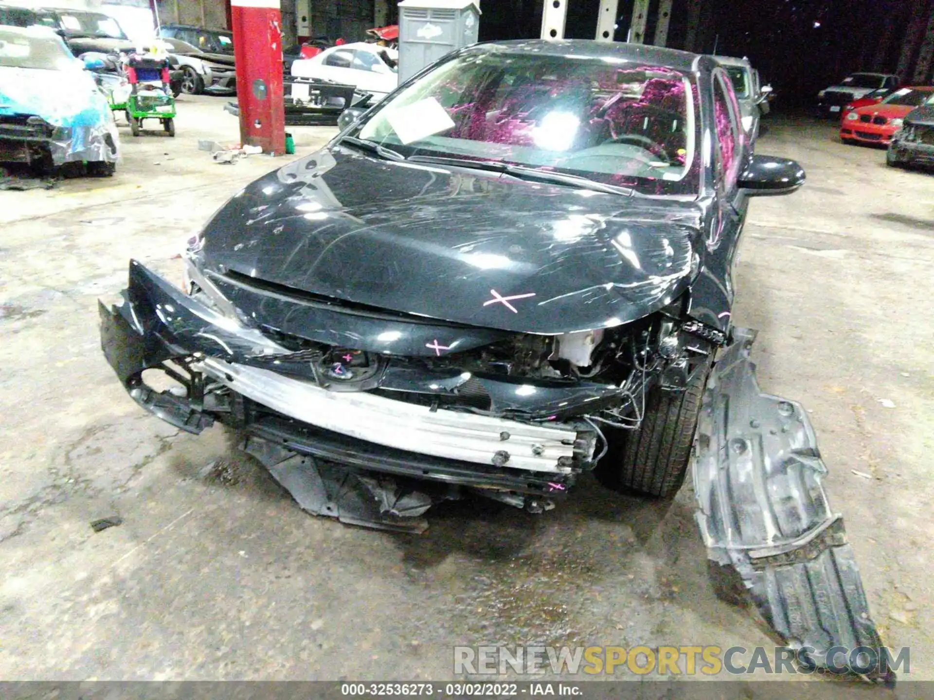 6 Photograph of a damaged car JTDEAMDE1MJ025909 TOYOTA COROLLA 2021