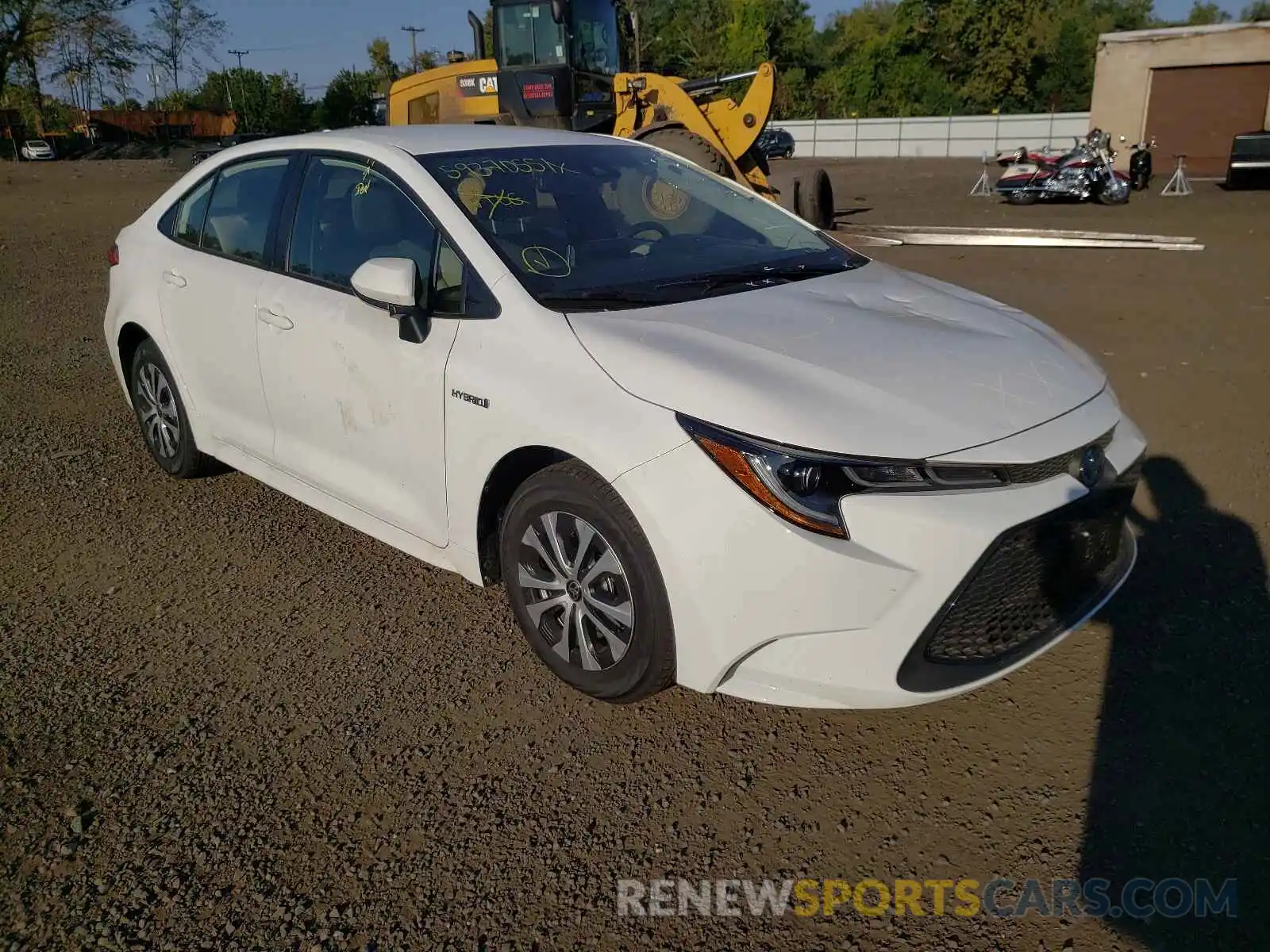 1 Photograph of a damaged car JTDEAMDE1MJ026560 TOYOTA COROLLA 2021