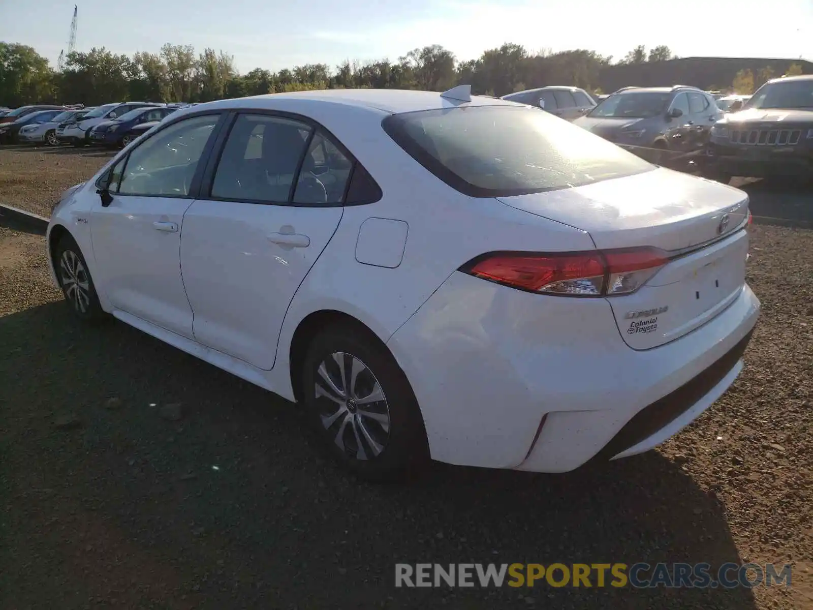 3 Photograph of a damaged car JTDEAMDE1MJ026560 TOYOTA COROLLA 2021