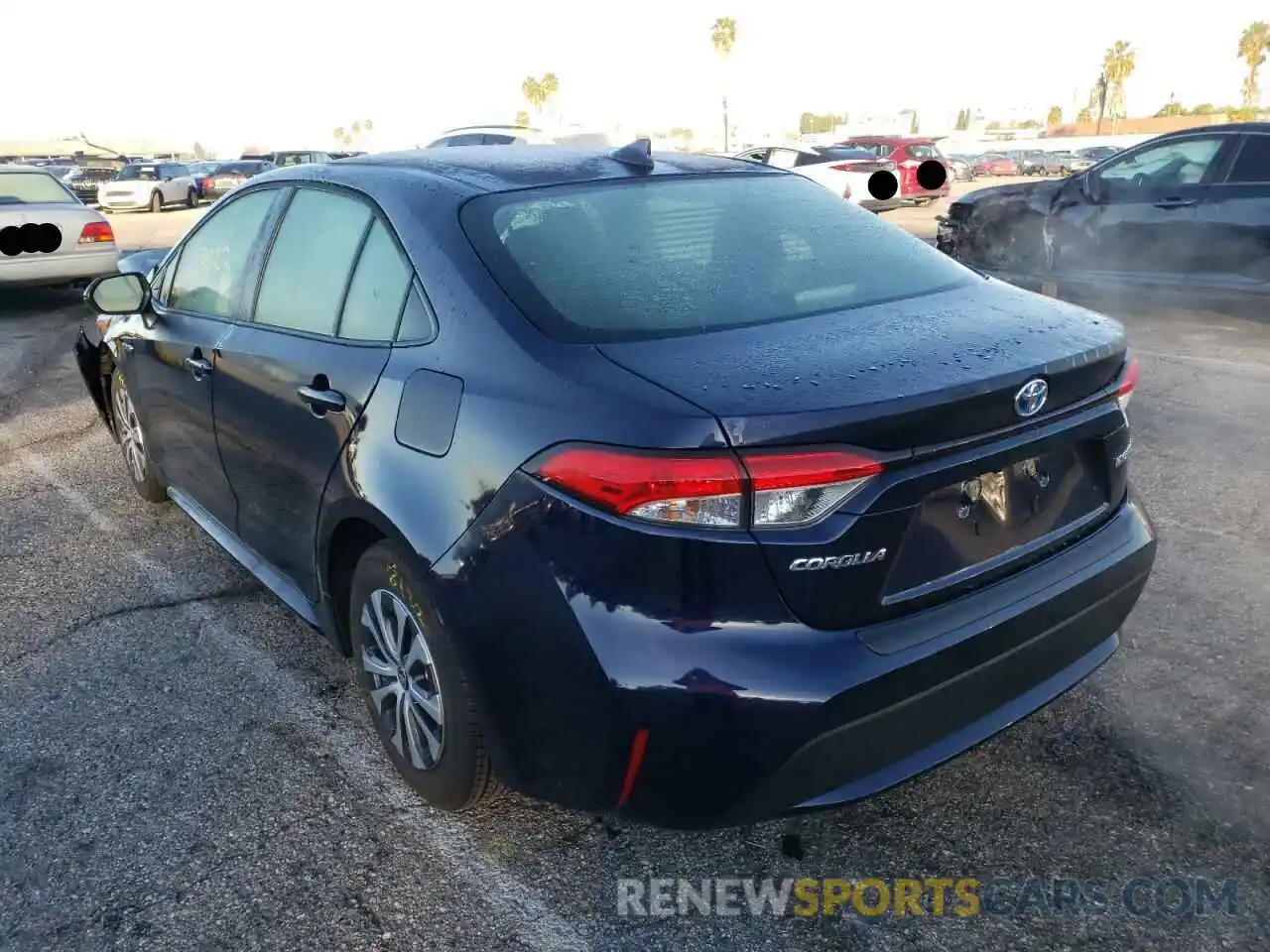 3 Photograph of a damaged car JTDEAMDE1MJ029636 TOYOTA COROLLA 2021