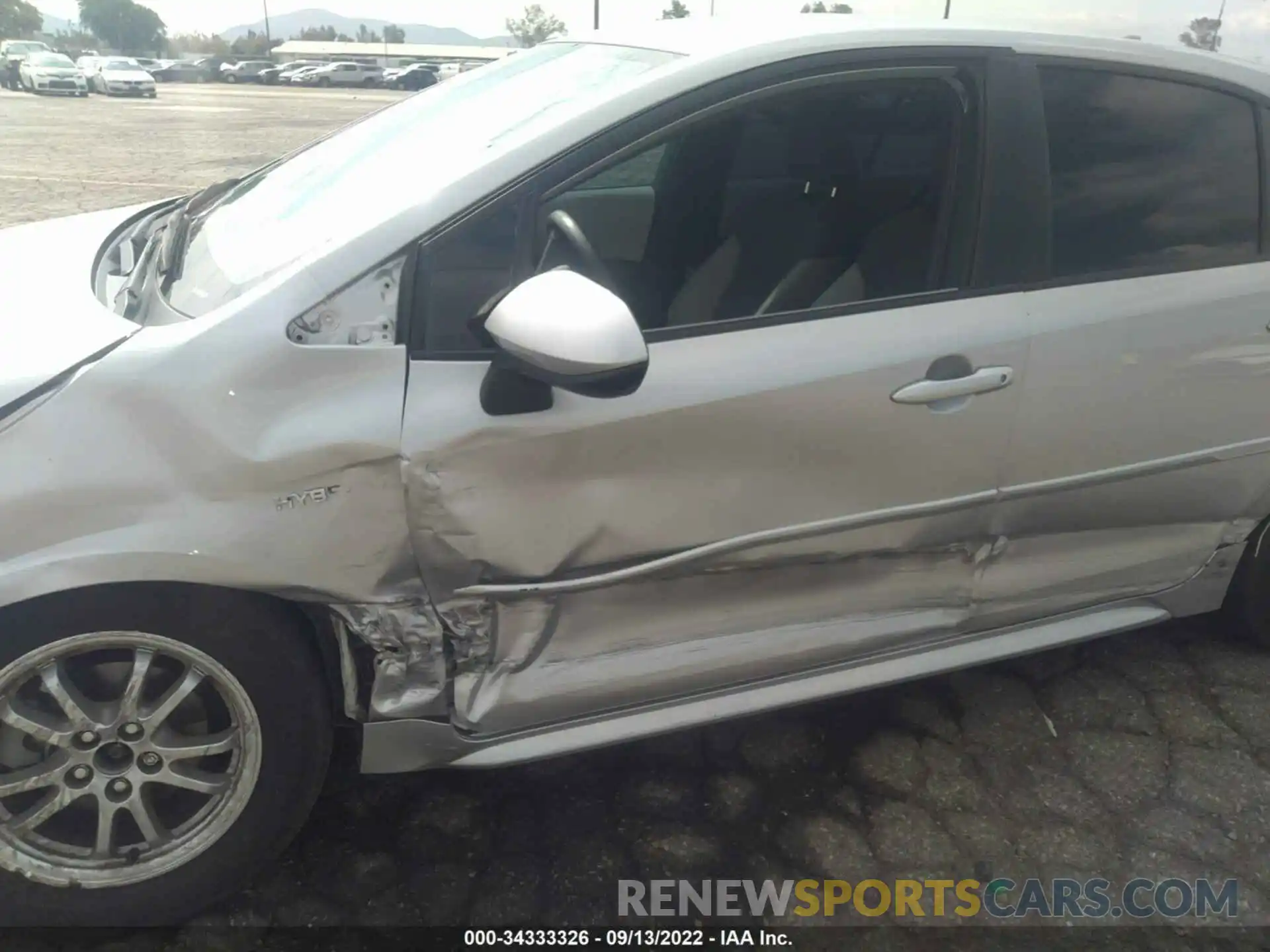 6 Photograph of a damaged car JTDEAMDE1MJ030494 TOYOTA COROLLA 2021