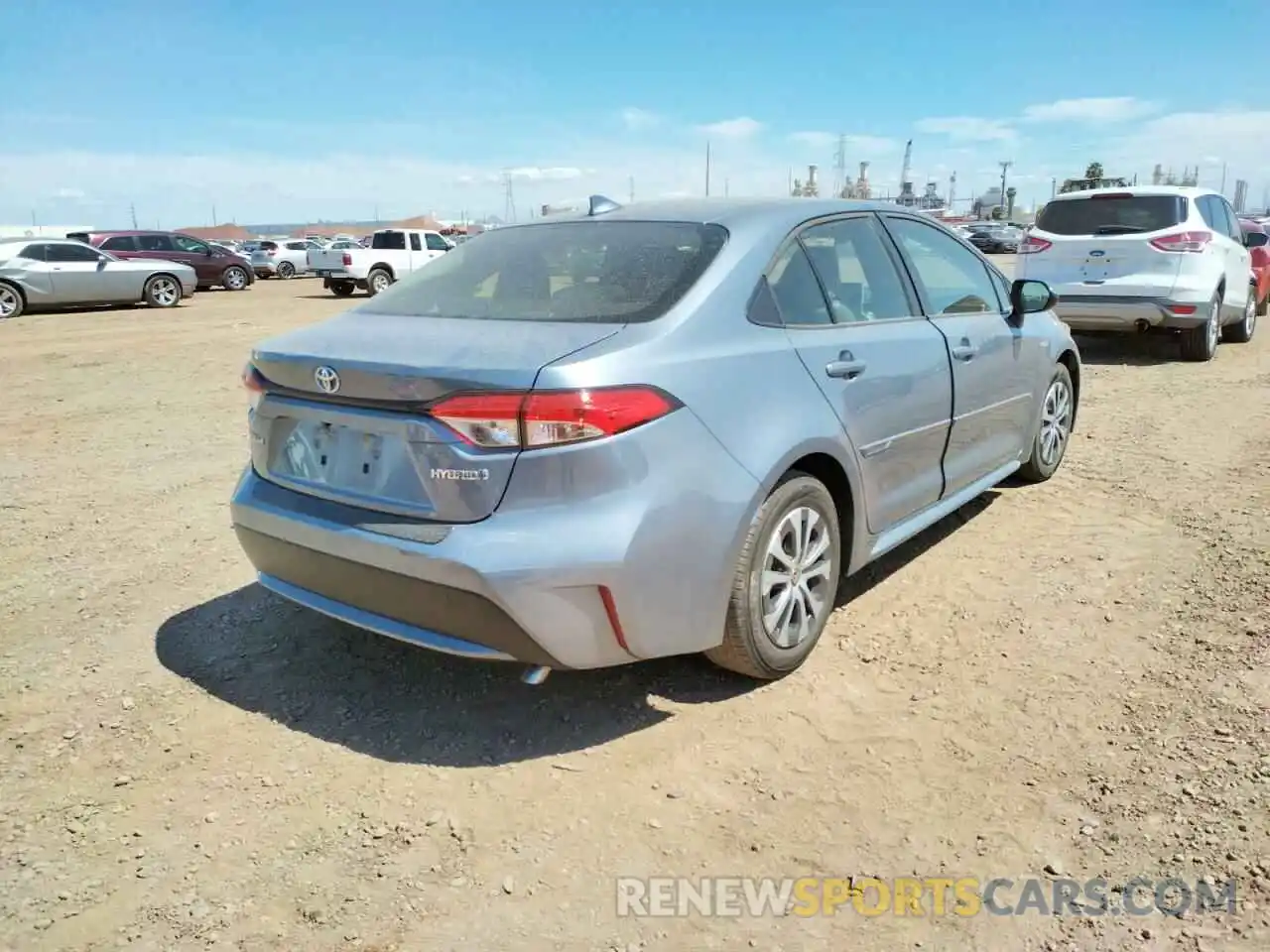 4 Photograph of a damaged car JTDEAMDE1MJ031404 TOYOTA COROLLA 2021