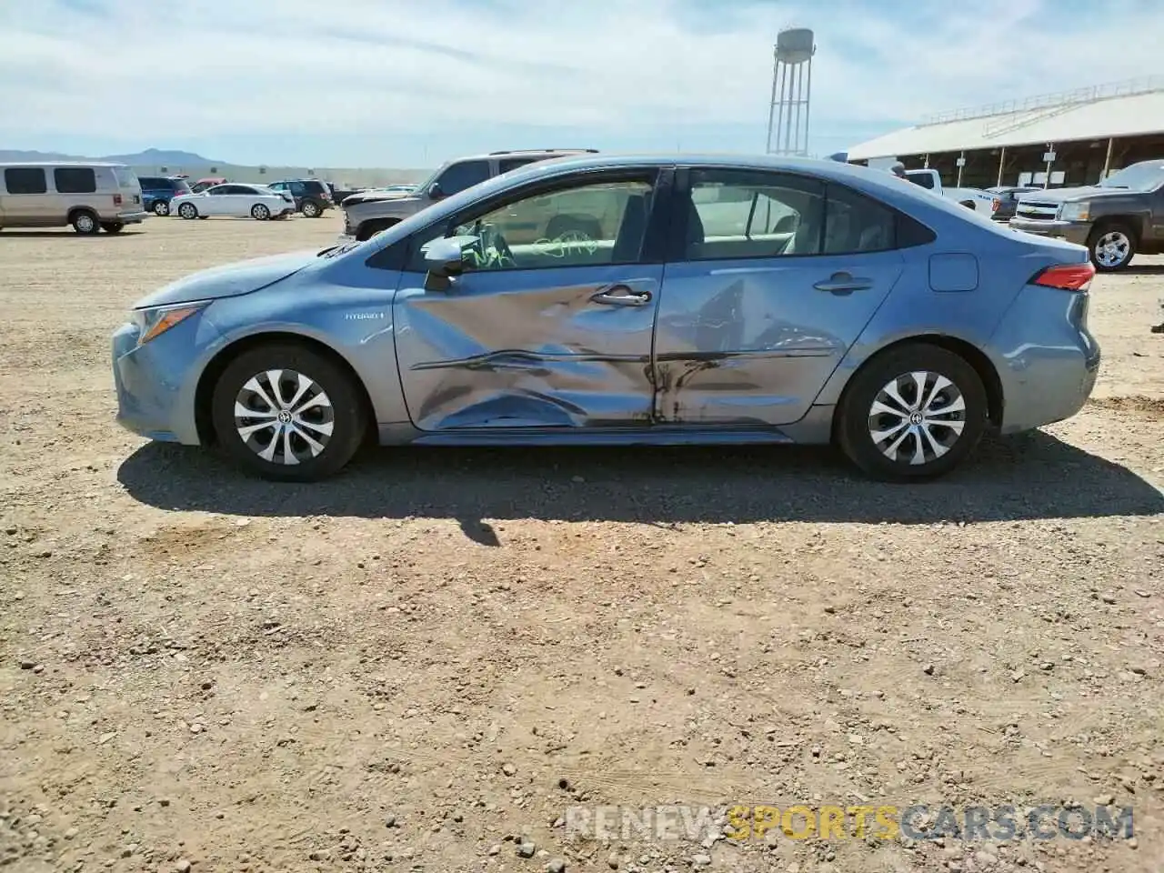 9 Photograph of a damaged car JTDEAMDE1MJ031404 TOYOTA COROLLA 2021