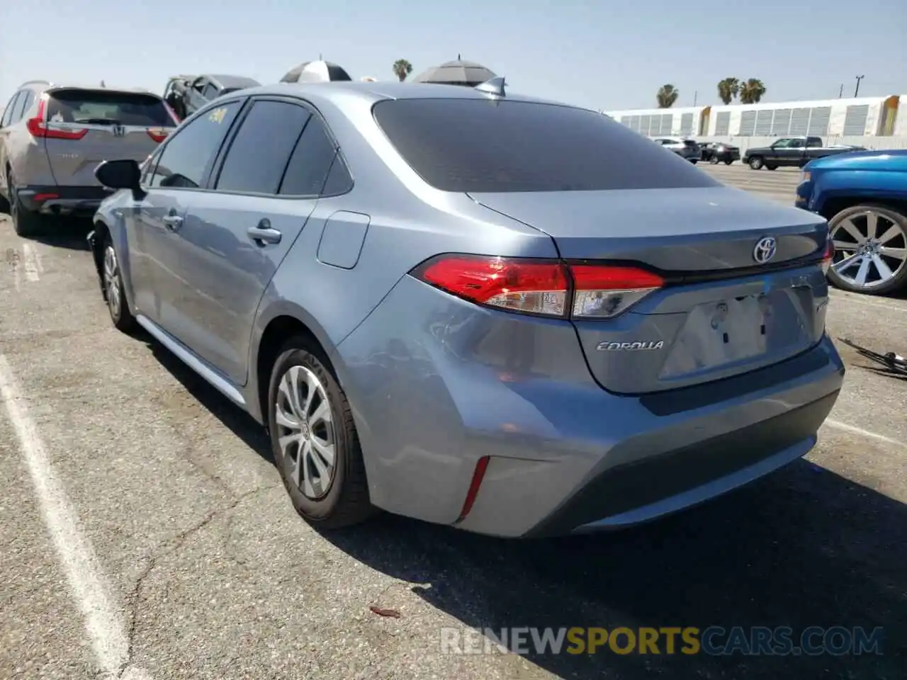 3 Photograph of a damaged car JTDEAMDE1MJ032021 TOYOTA COROLLA 2021