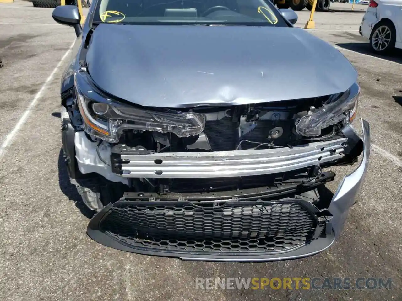 9 Photograph of a damaged car JTDEAMDE1MJ032021 TOYOTA COROLLA 2021