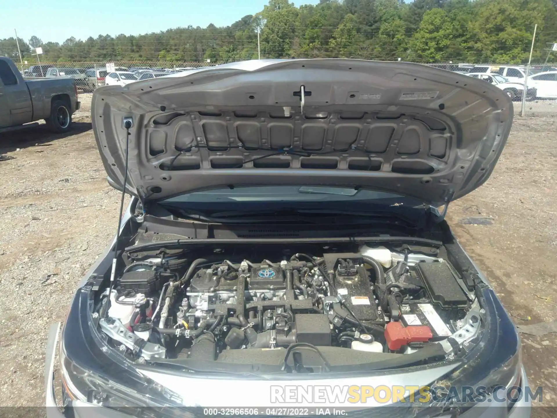 10 Photograph of a damaged car JTDEAMDE1MJ032228 TOYOTA COROLLA 2021