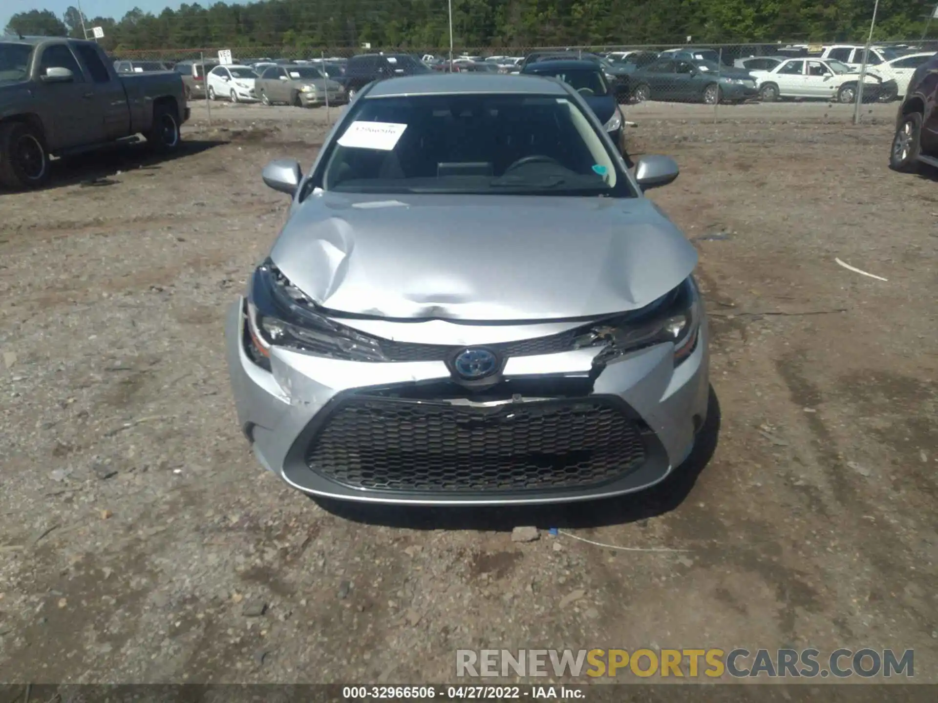 6 Photograph of a damaged car JTDEAMDE1MJ032228 TOYOTA COROLLA 2021