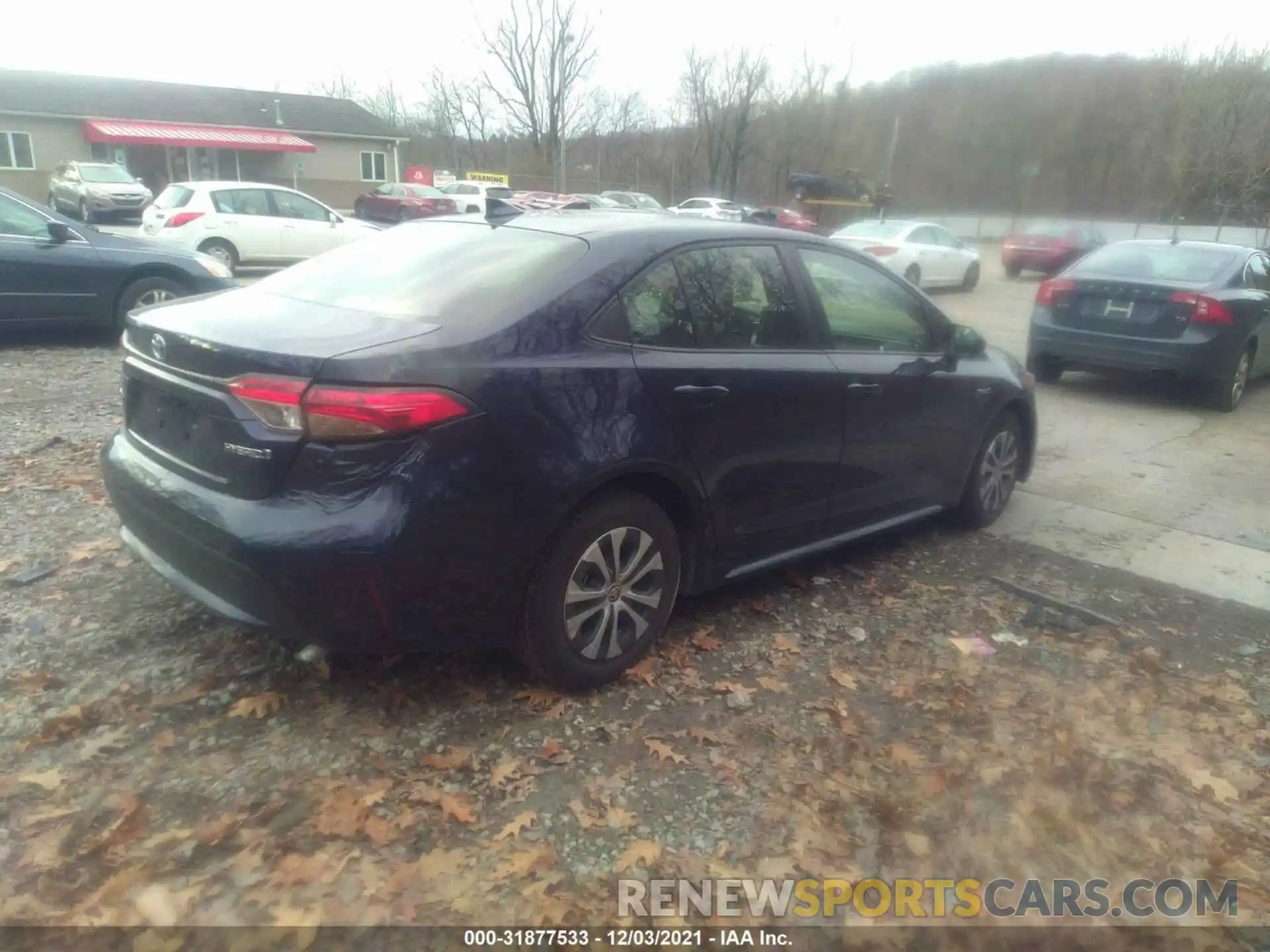 4 Photograph of a damaged car JTDEAMDE1MJ033640 TOYOTA COROLLA 2021