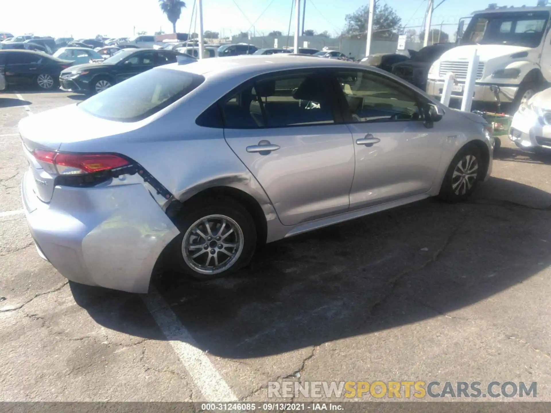 6 Photograph of a damaged car JTDEAMDE2MJ001425 TOYOTA COROLLA 2021