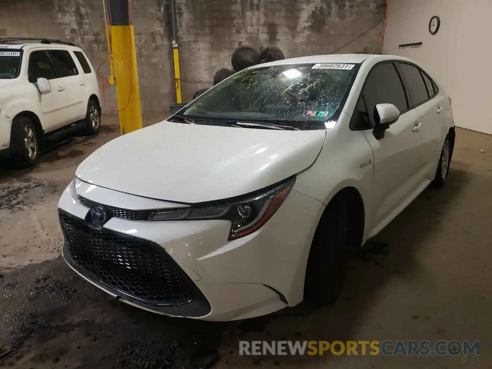 2 Photograph of a damaged car JTDEAMDE2MJ003479 TOYOTA COROLLA 2021