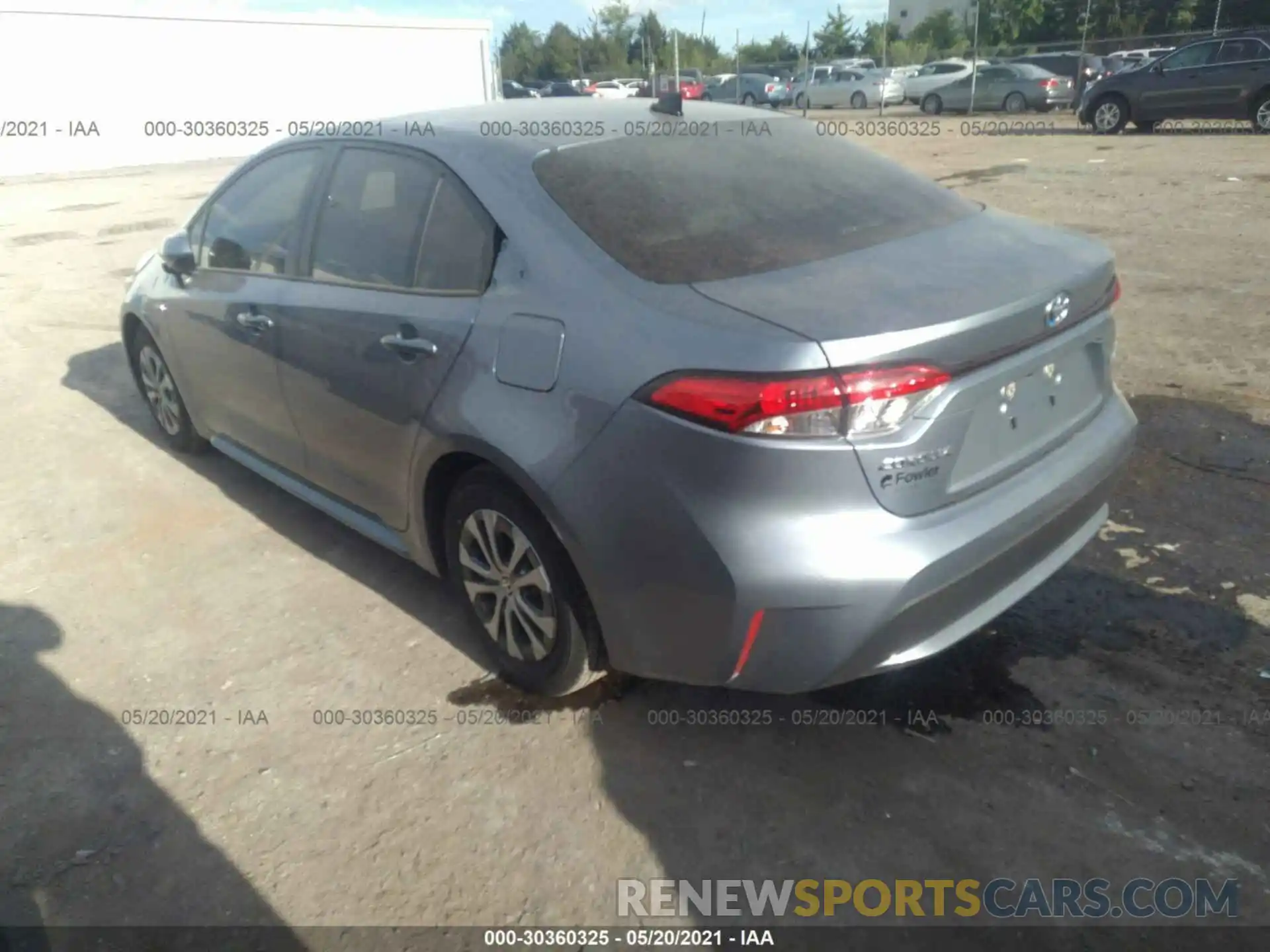 3 Photograph of a damaged car JTDEAMDE2MJ004759 TOYOTA COROLLA 2021