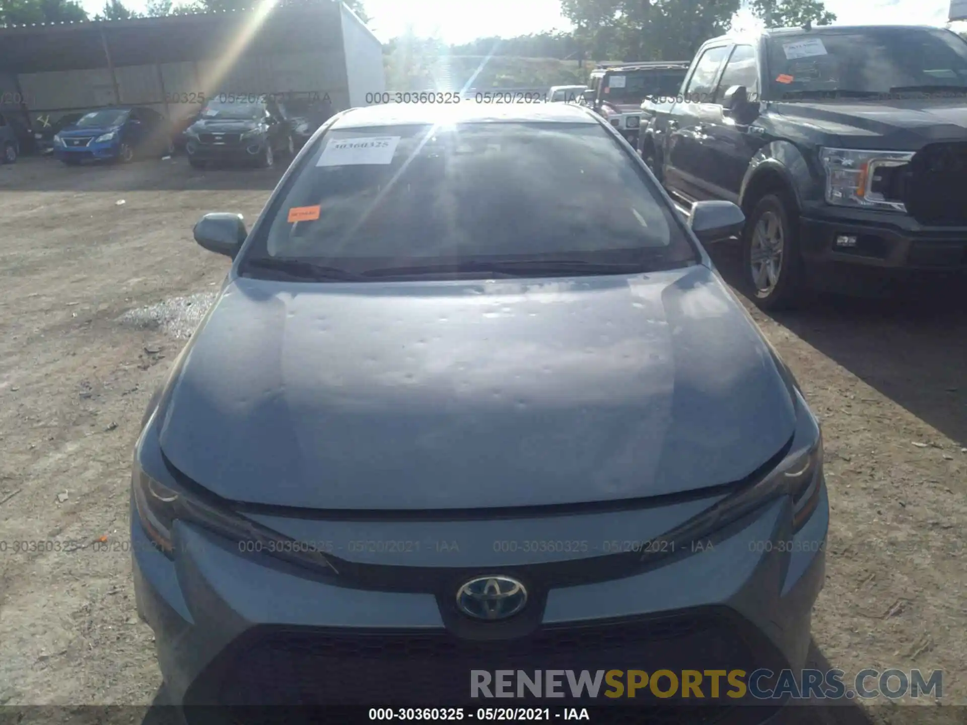 6 Photograph of a damaged car JTDEAMDE2MJ004759 TOYOTA COROLLA 2021