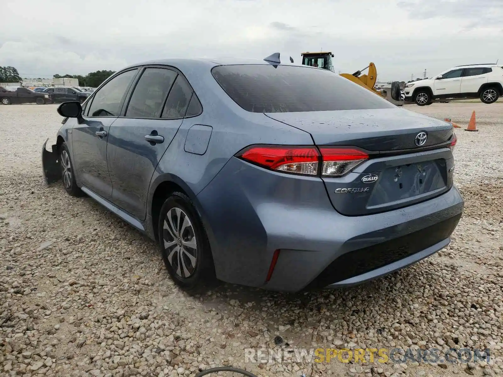 3 Photograph of a damaged car JTDEAMDE2MJ004910 TOYOTA COROLLA 2021