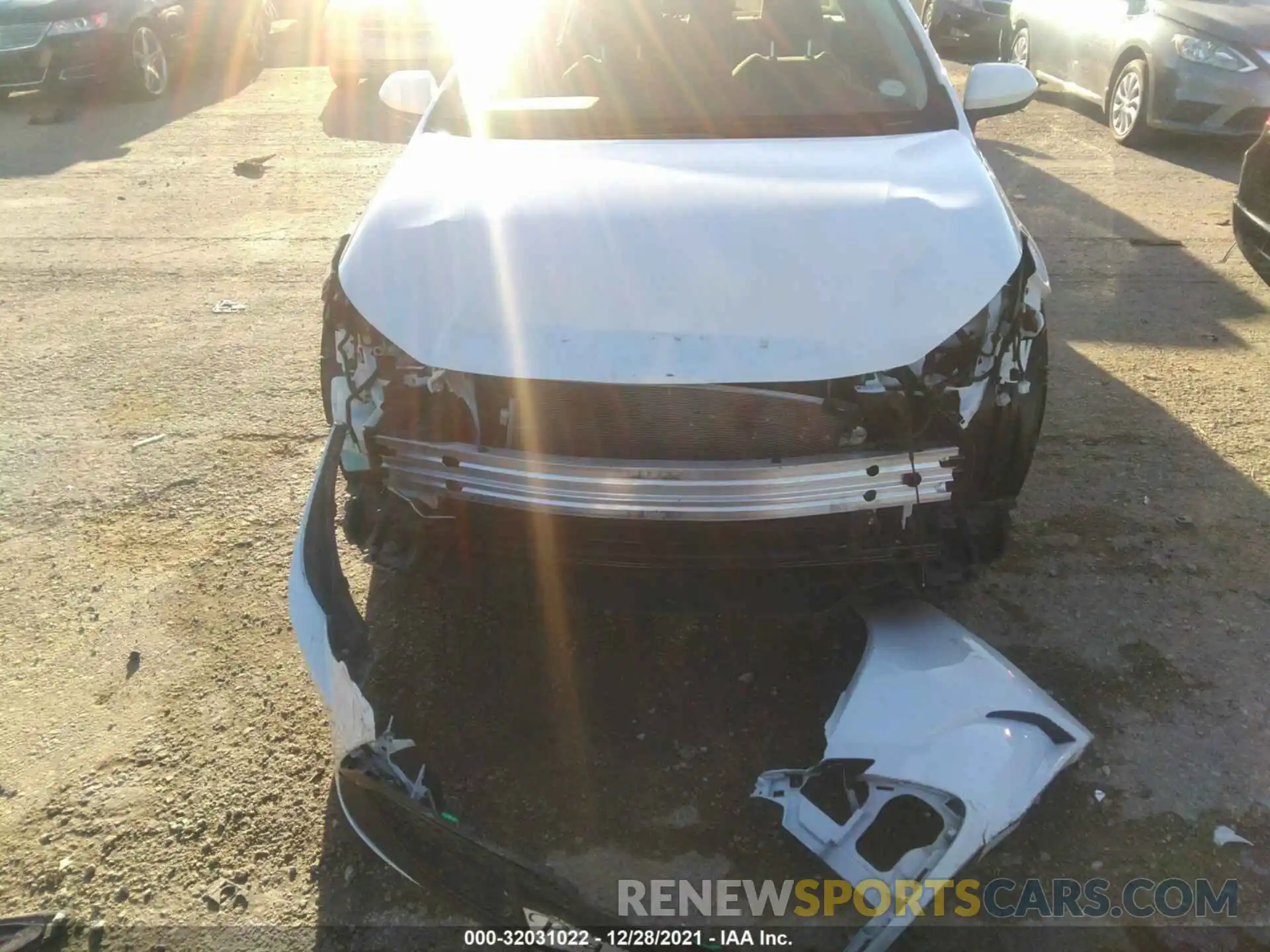 6 Photograph of a damaged car JTDEAMDE2MJ005345 TOYOTA COROLLA 2021