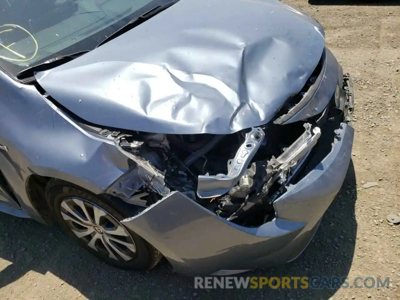 9 Photograph of a damaged car JTDEAMDE2MJ005846 TOYOTA COROLLA 2021