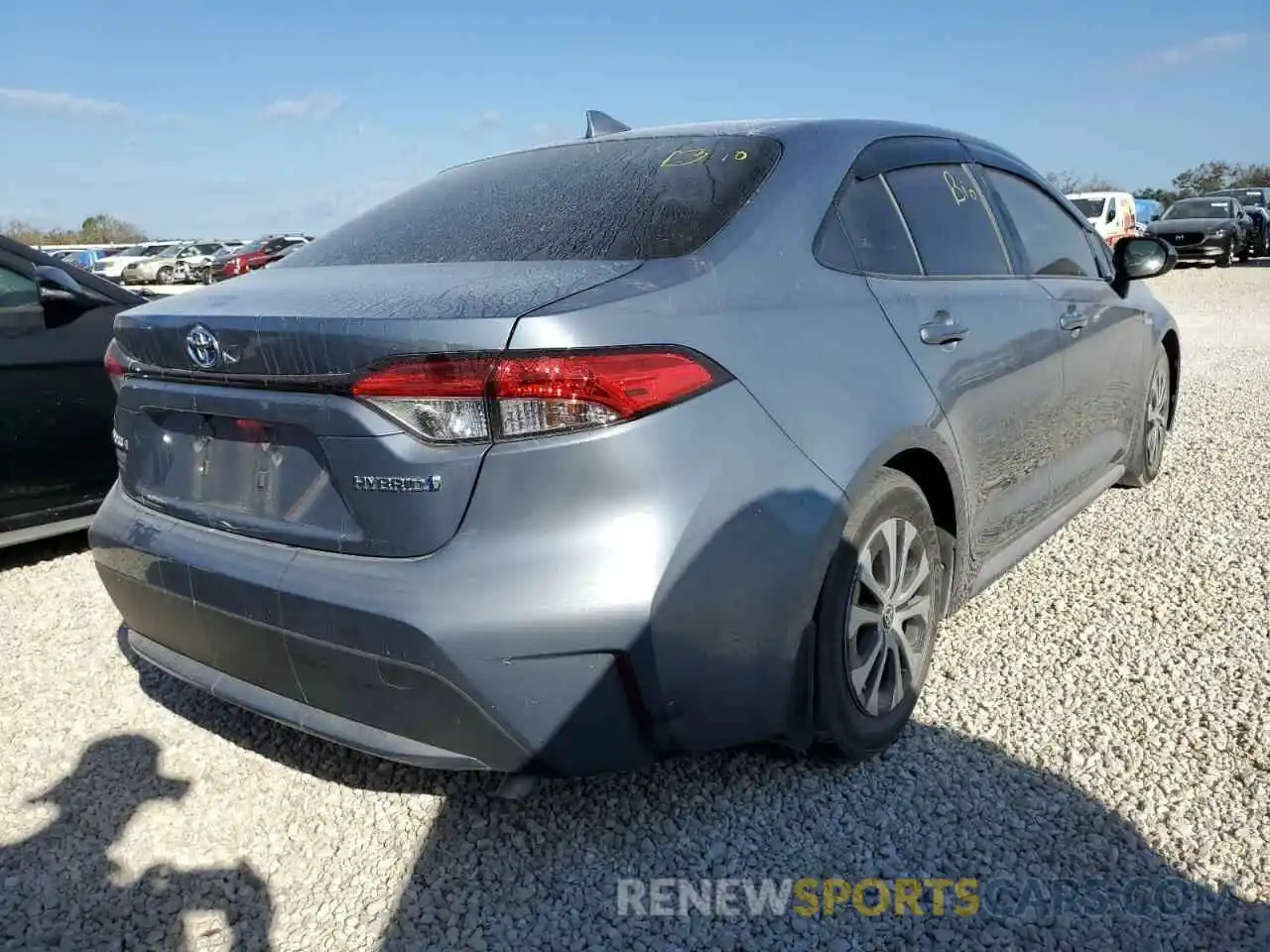 4 Photograph of a damaged car JTDEAMDE2MJ006267 TOYOTA COROLLA 2021