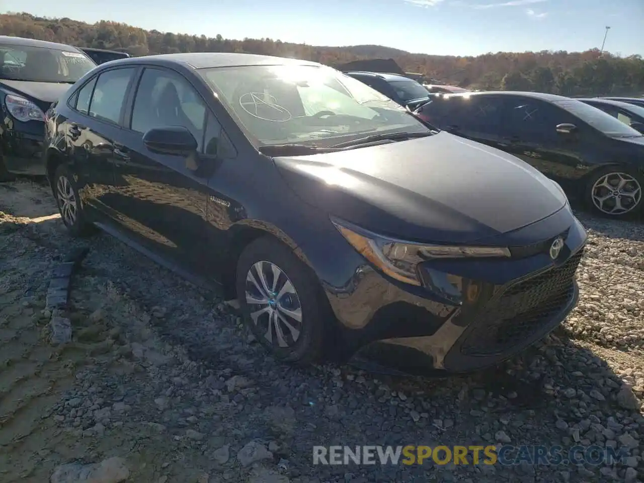 1 Photograph of a damaged car JTDEAMDE2MJ006334 TOYOTA COROLLA 2021