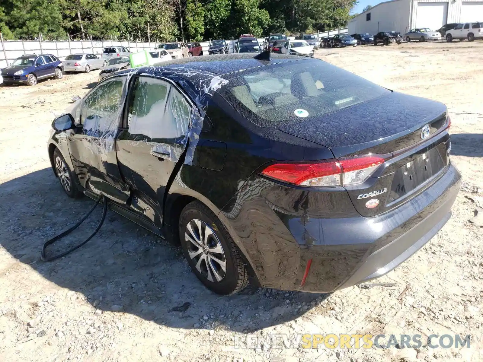 3 Photograph of a damaged car JTDEAMDE2MJ006334 TOYOTA COROLLA 2021