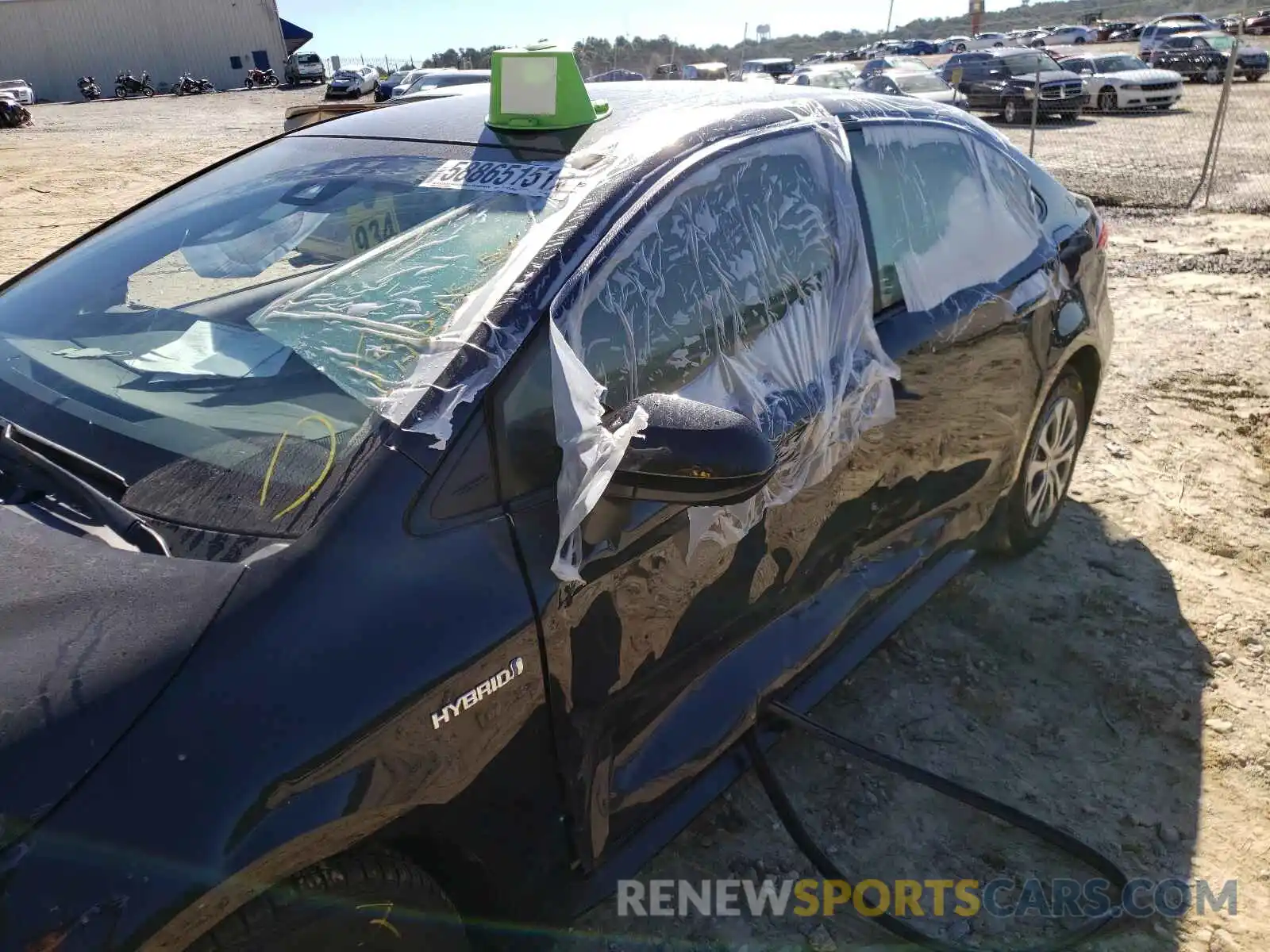 9 Photograph of a damaged car JTDEAMDE2MJ006334 TOYOTA COROLLA 2021