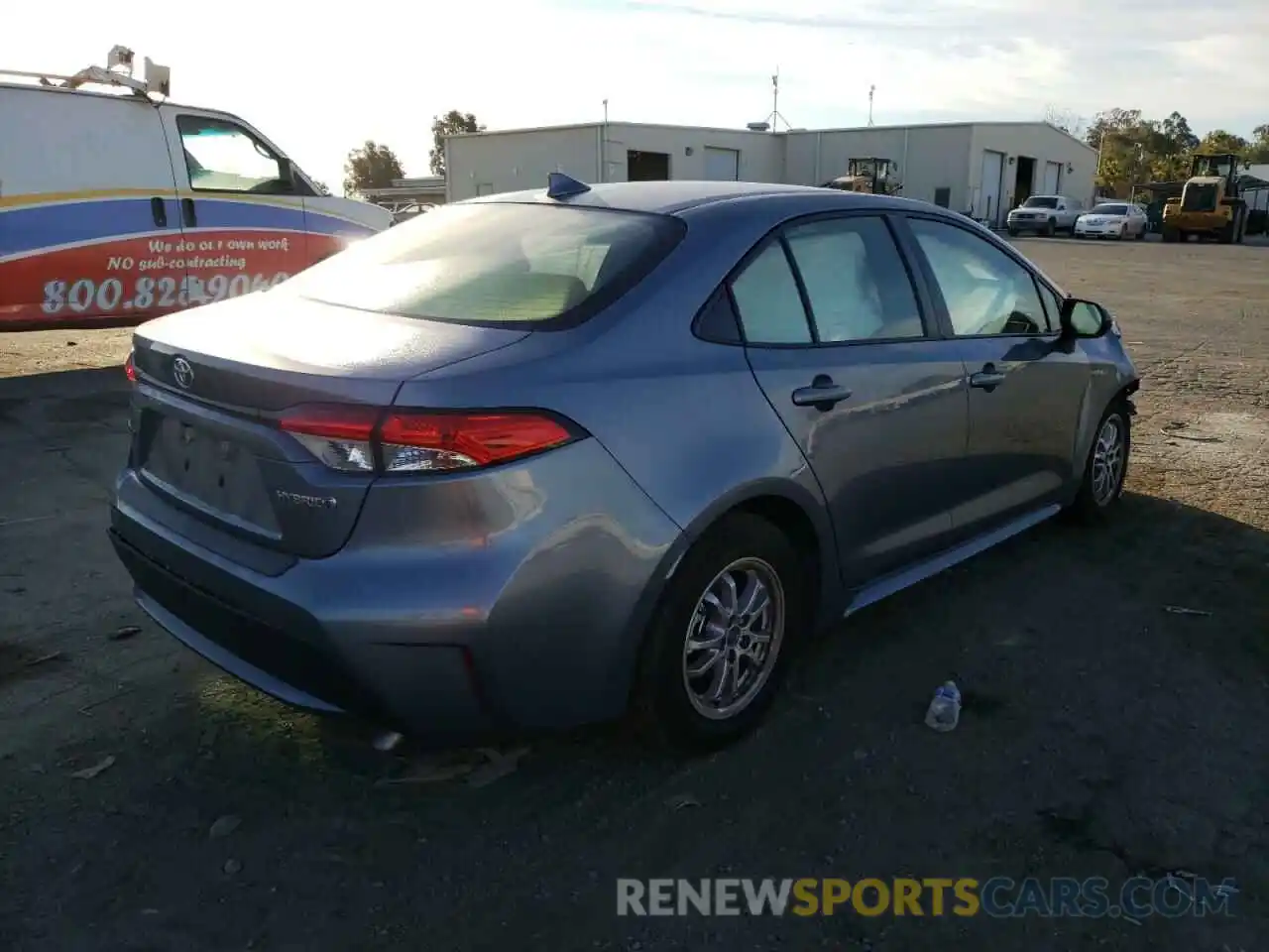 4 Photograph of a damaged car JTDEAMDE2MJ008472 TOYOTA COROLLA 2021