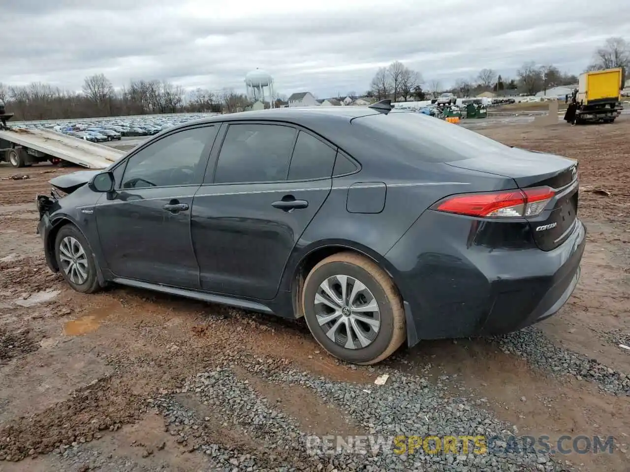 2 Photograph of a damaged car JTDEAMDE2MJ009072 TOYOTA COROLLA 2021