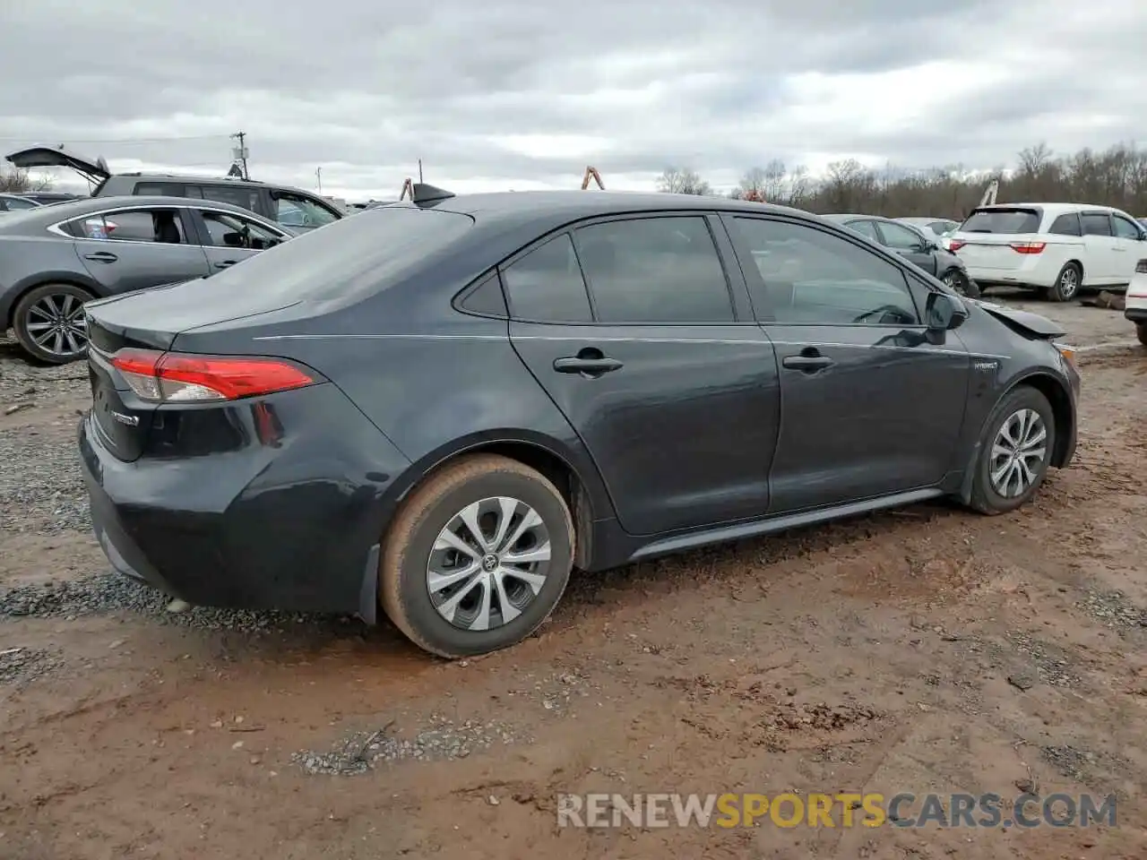 3 Photograph of a damaged car JTDEAMDE2MJ009072 TOYOTA COROLLA 2021