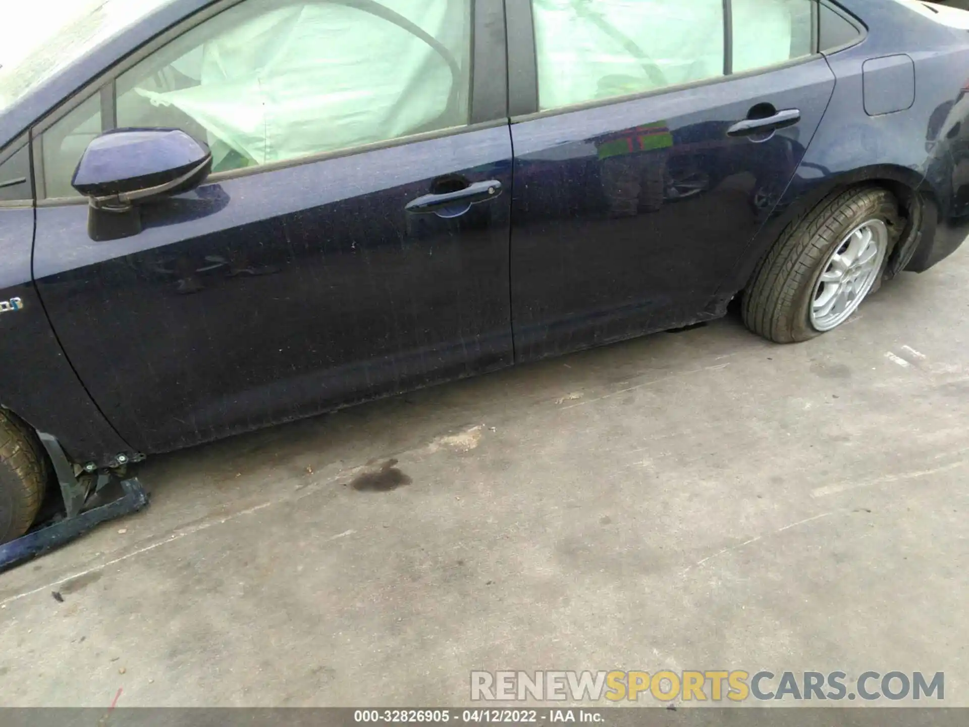 6 Photograph of a damaged car JTDEAMDE2MJ010383 TOYOTA COROLLA 2021