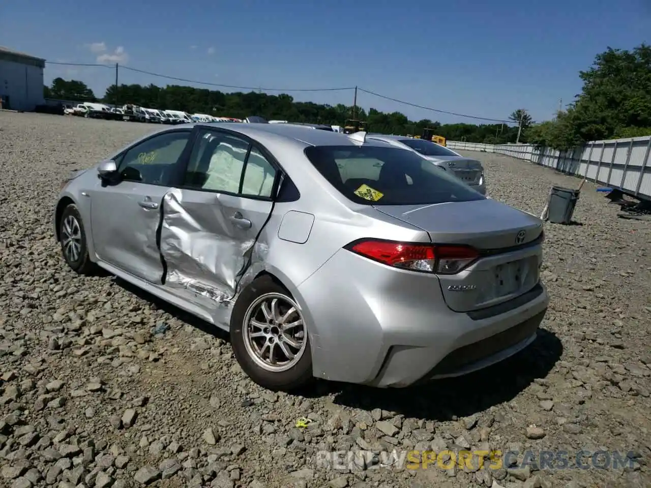 3 Photograph of a damaged car JTDEAMDE2MJ012778 TOYOTA COROLLA 2021