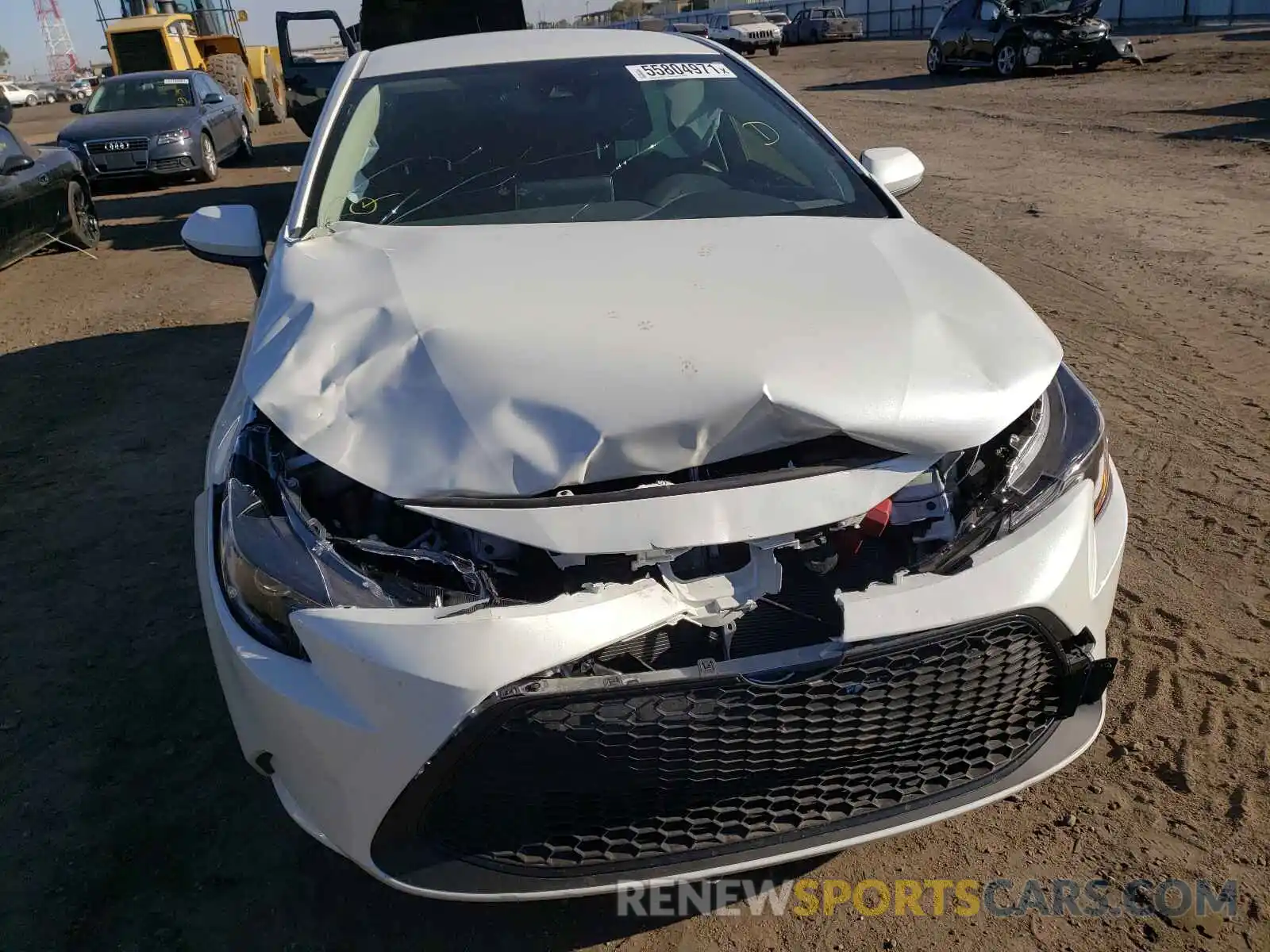 9 Photograph of a damaged car JTDEAMDE2MJ013168 TOYOTA COROLLA 2021