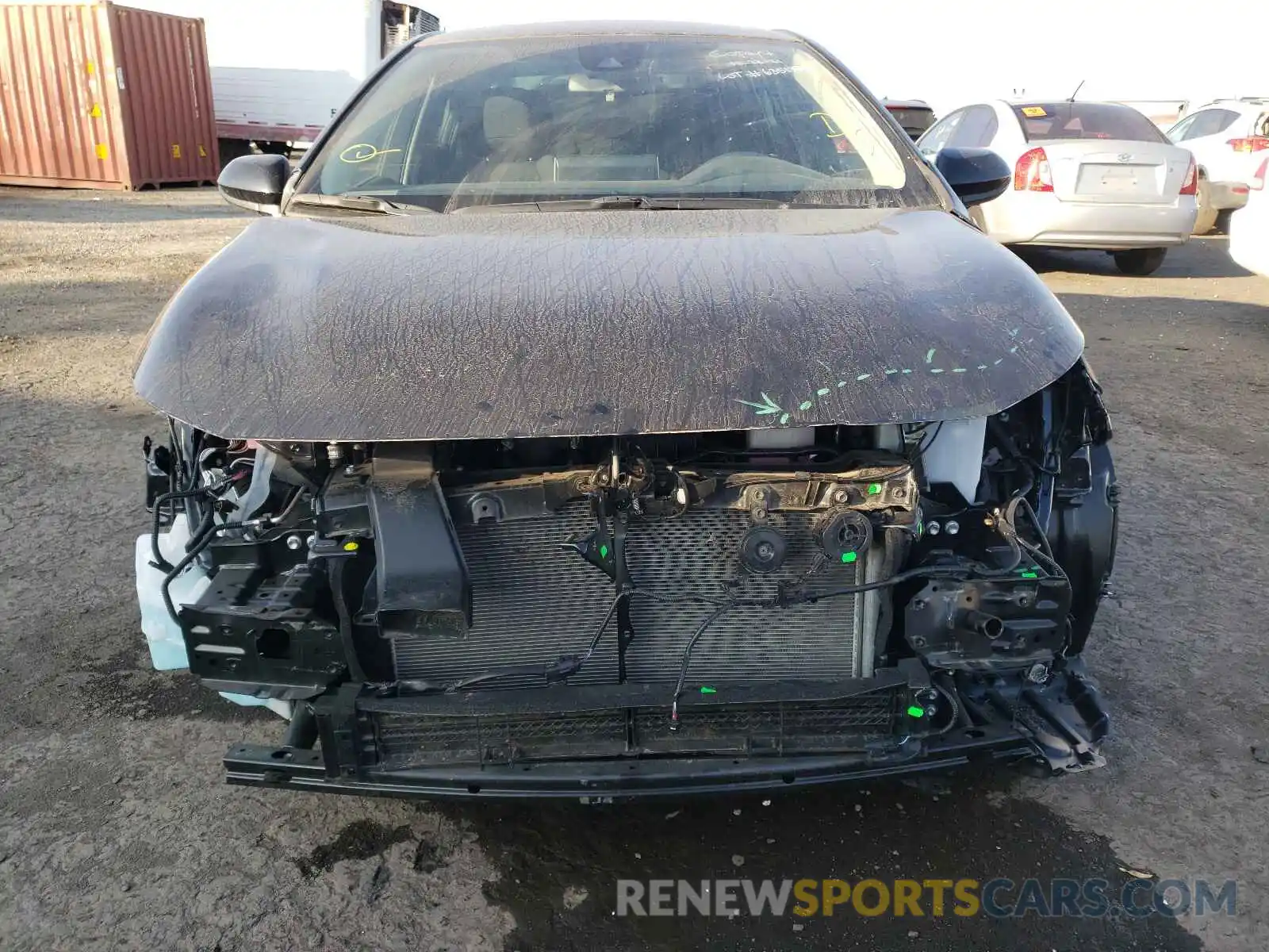 9 Photograph of a damaged car JTDEAMDE2MJ016538 TOYOTA COROLLA 2021