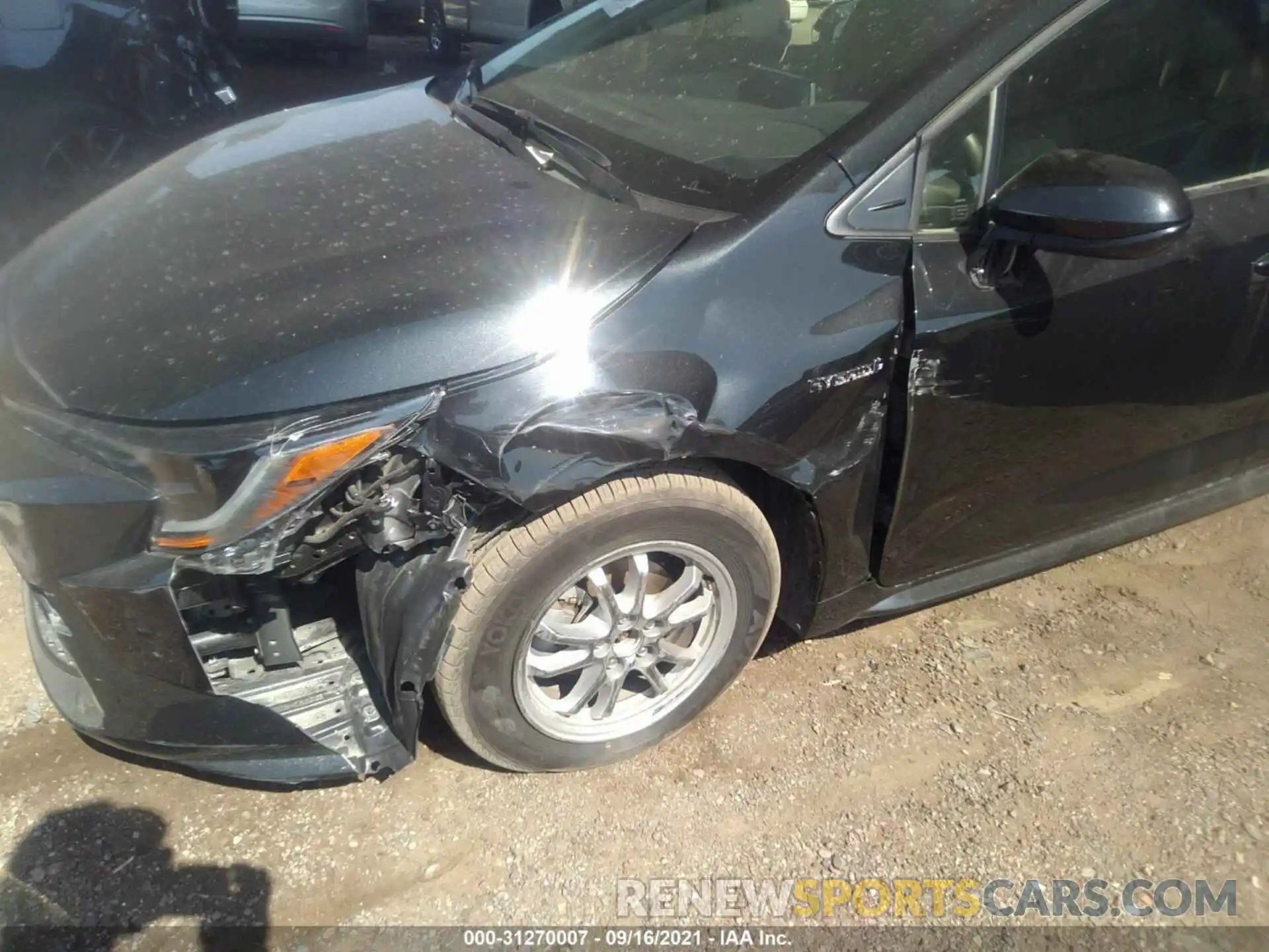 6 Photograph of a damaged car JTDEAMDE2MJ017527 TOYOTA COROLLA 2021