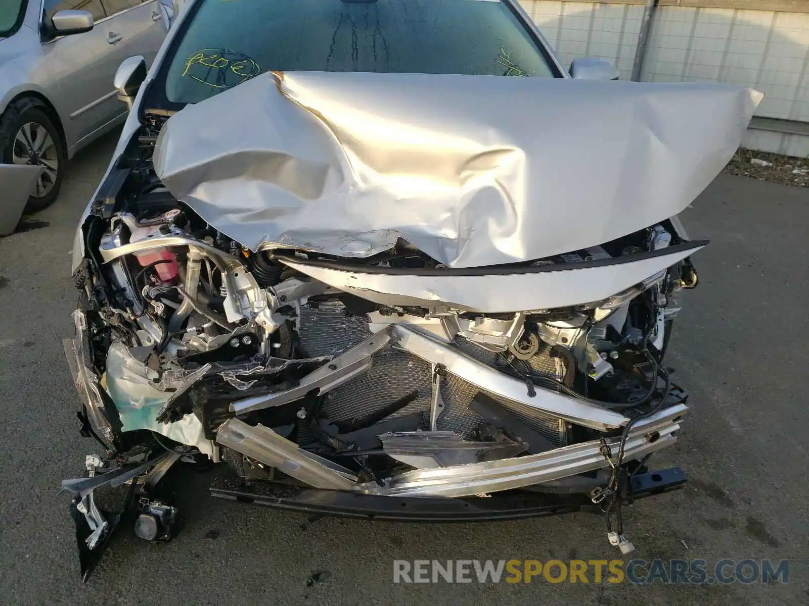 7 Photograph of a damaged car JTDEAMDE2MJ018418 TOYOTA COROLLA 2021