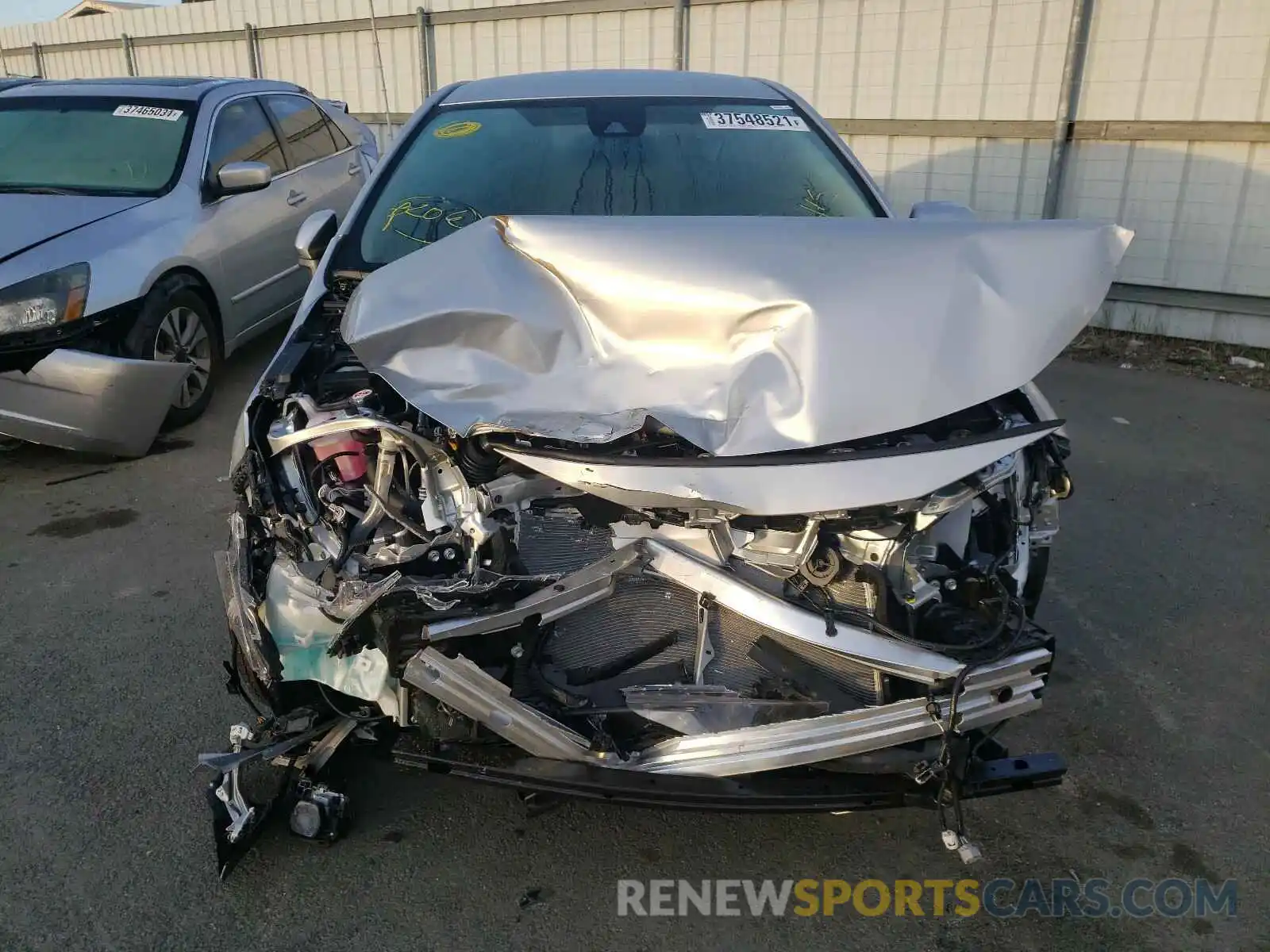 9 Photograph of a damaged car JTDEAMDE2MJ018418 TOYOTA COROLLA 2021