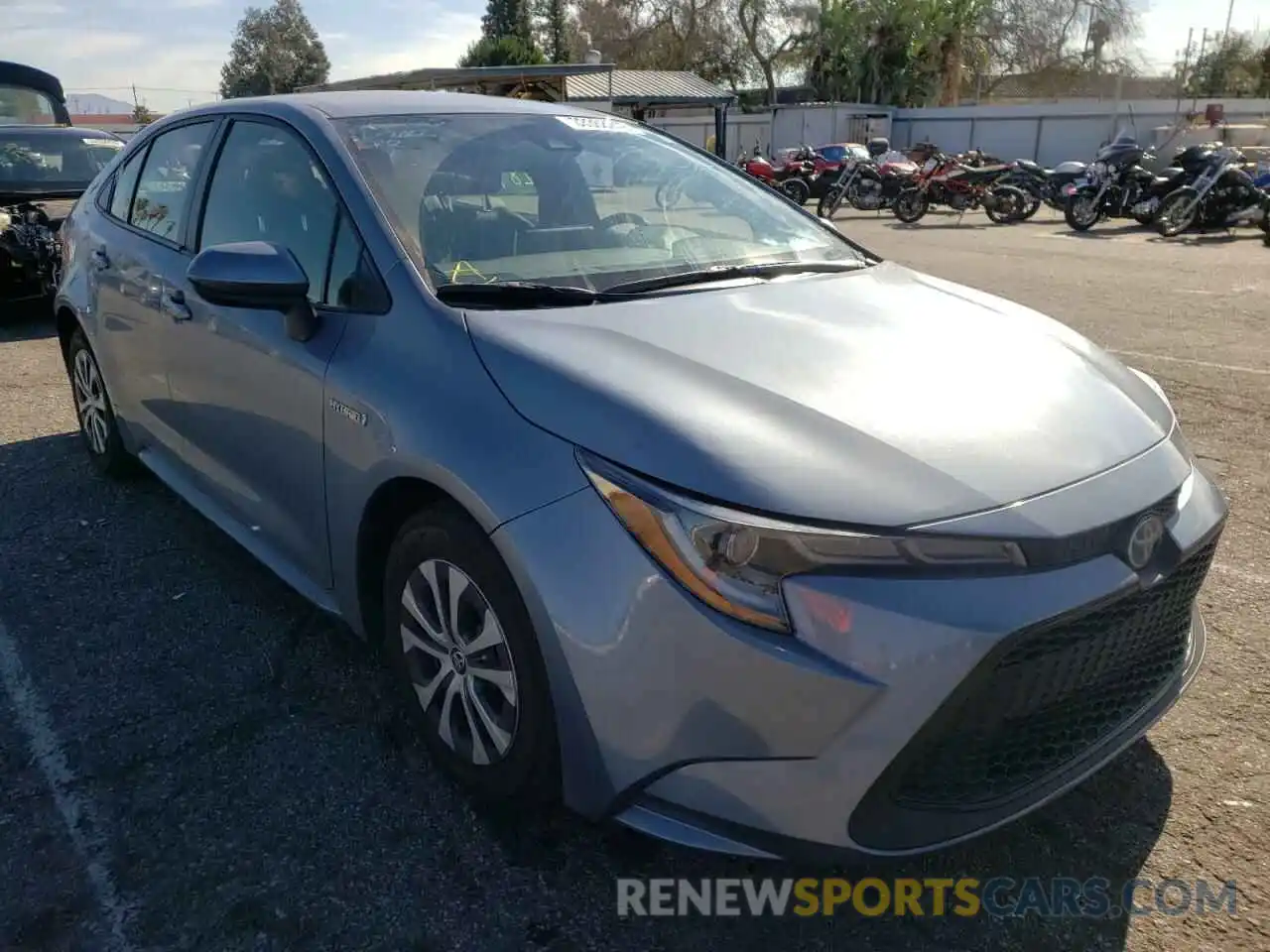 1 Photograph of a damaged car JTDEAMDE2MJ027779 TOYOTA COROLLA 2021