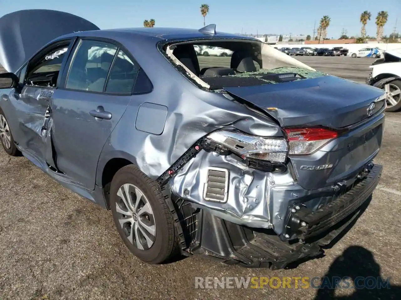 10 Photograph of a damaged car JTDEAMDE2MJ027779 TOYOTA COROLLA 2021