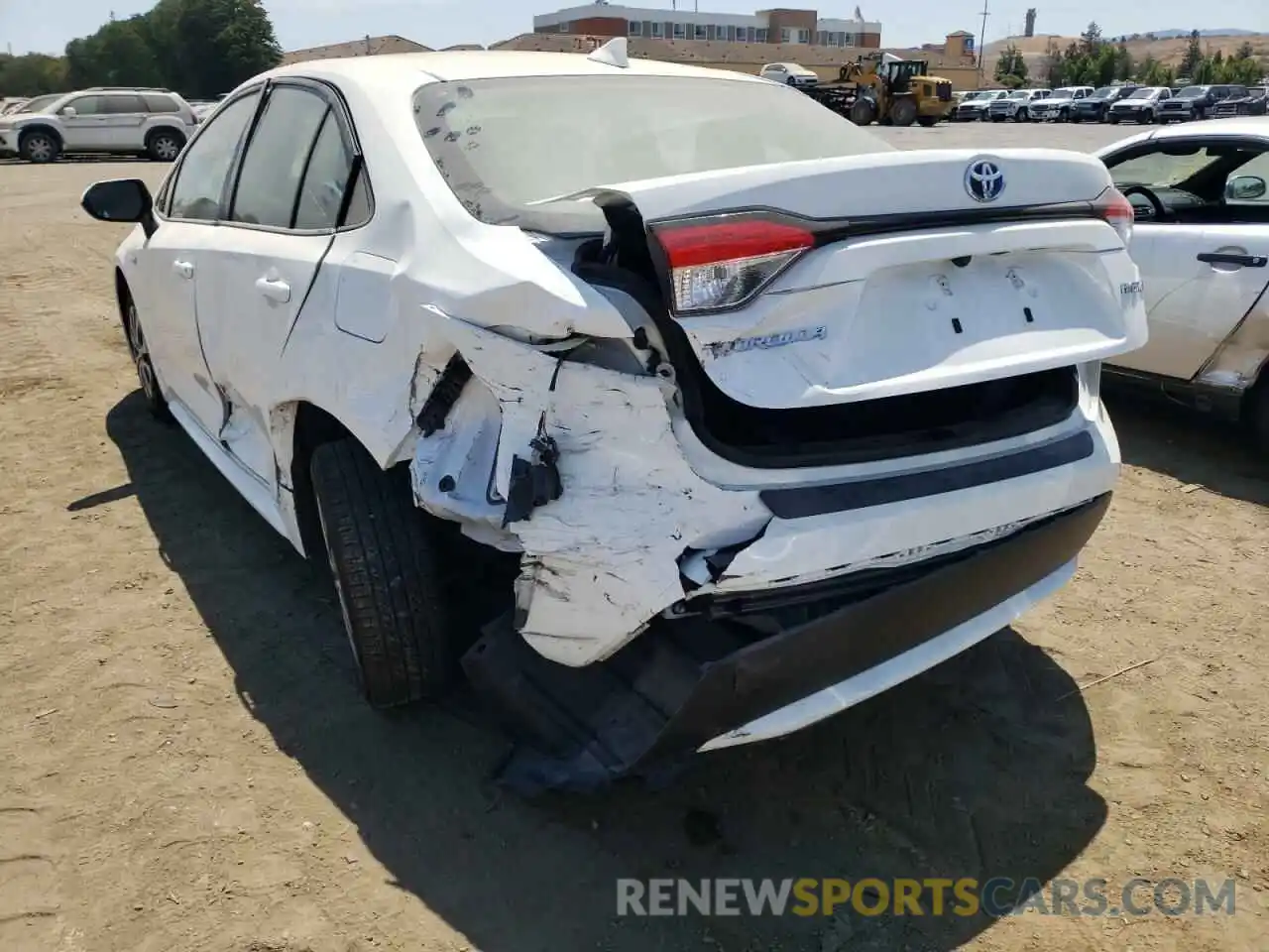 3 Photograph of a damaged car JTDEAMDE2MJ028107 TOYOTA COROLLA 2021