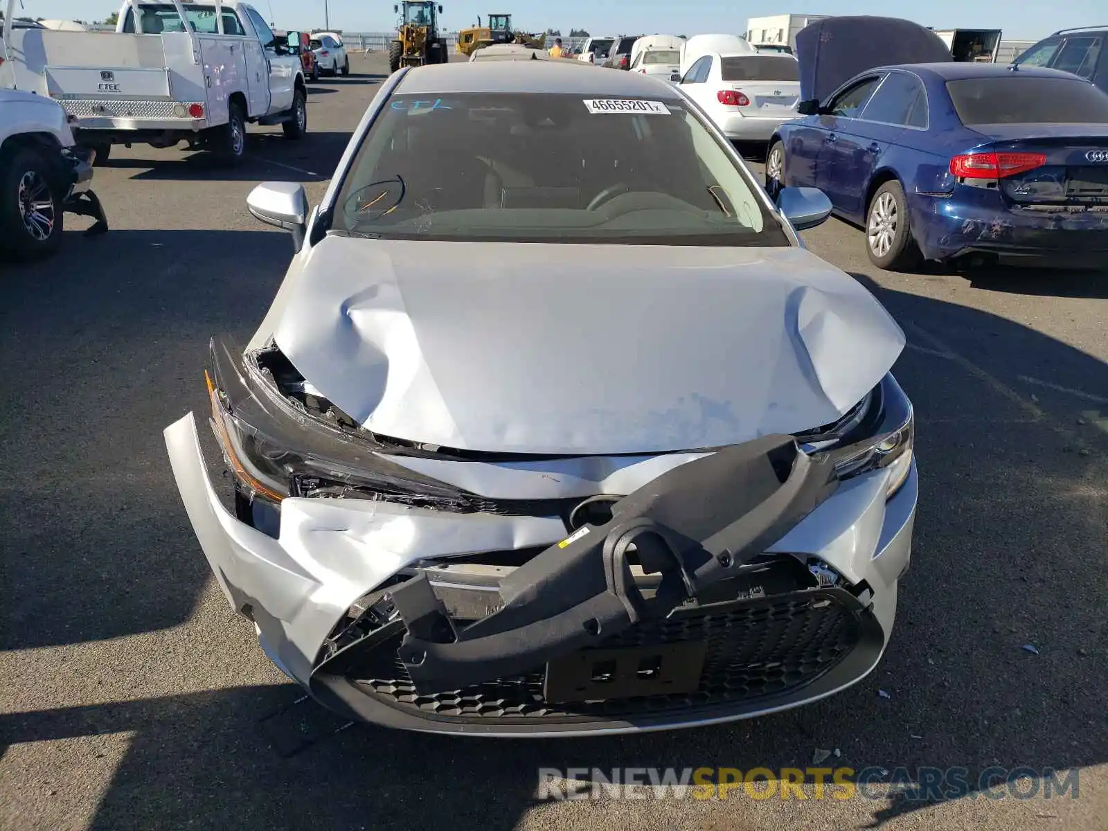 9 Photograph of a damaged car JTDEAMDE2MJ029080 TOYOTA COROLLA 2021