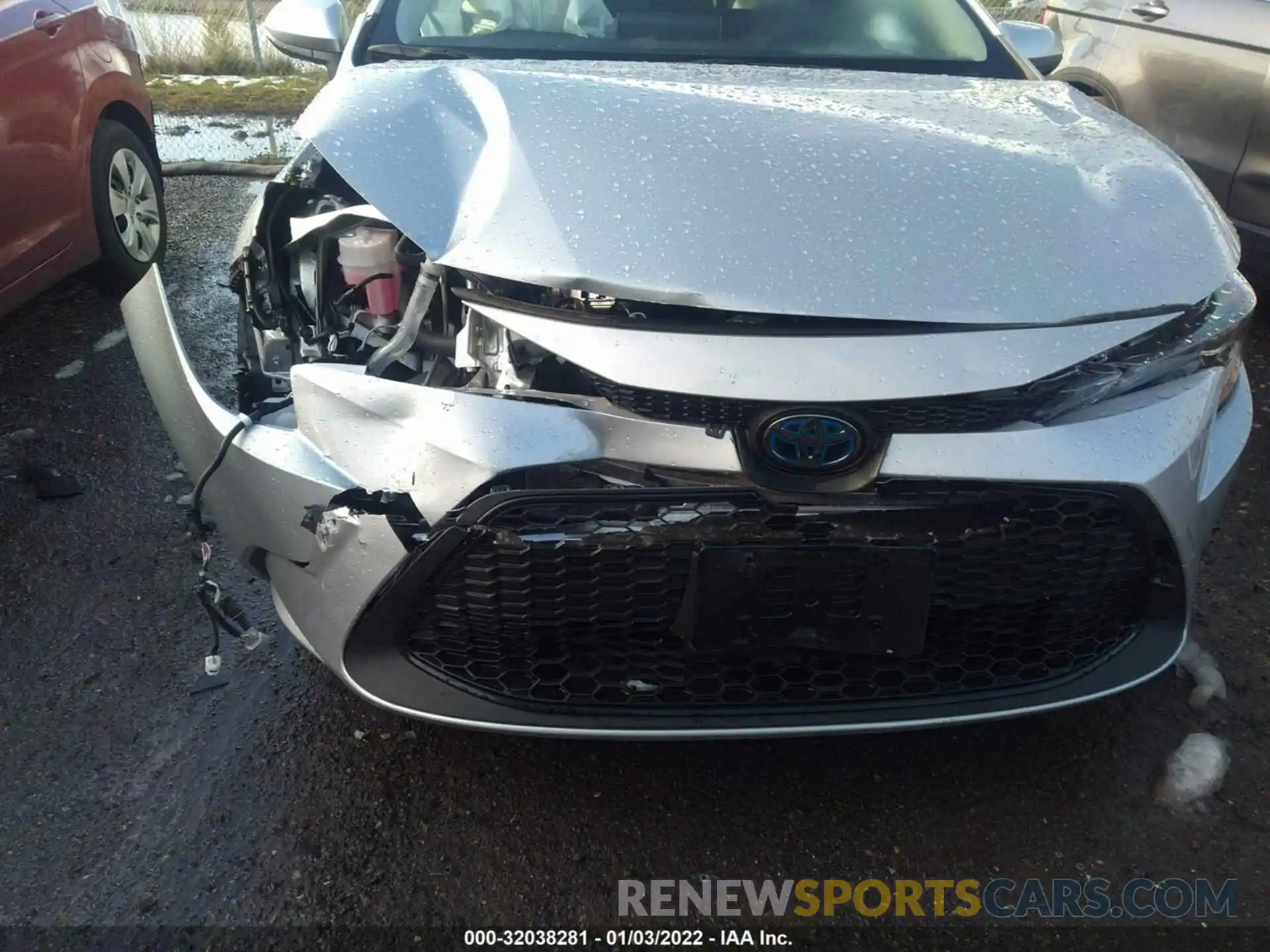 6 Photograph of a damaged car JTDEAMDE2MJ030228 TOYOTA COROLLA 2021