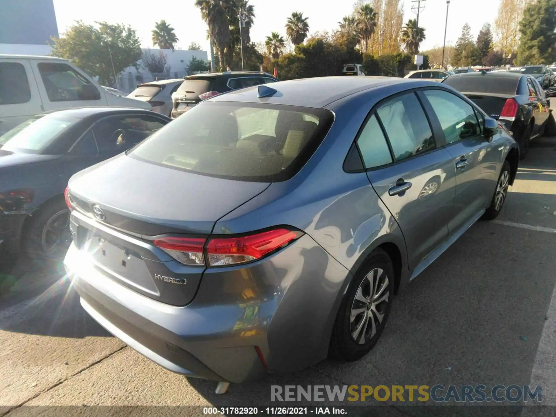 4 Photograph of a damaged car JTDEAMDE2MJ030794 TOYOTA COROLLA 2021