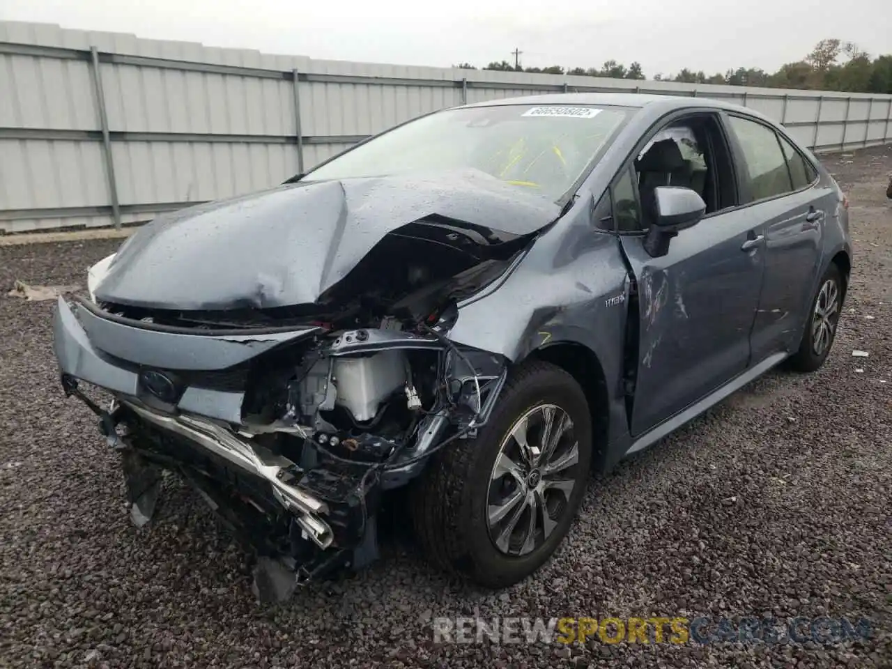 2 Photograph of a damaged car JTDEAMDE2MJ031931 TOYOTA COROLLA 2021