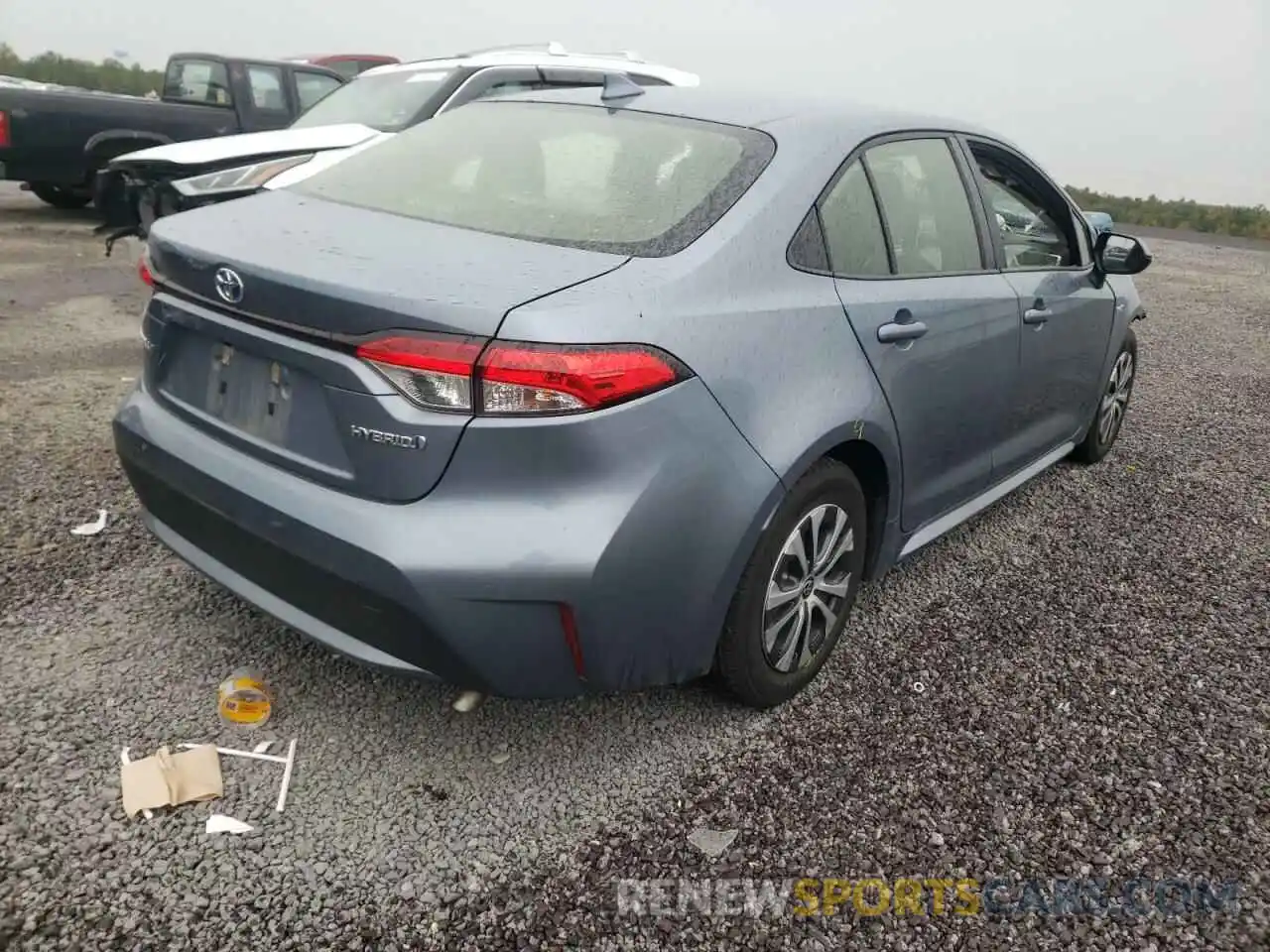 4 Photograph of a damaged car JTDEAMDE2MJ031931 TOYOTA COROLLA 2021