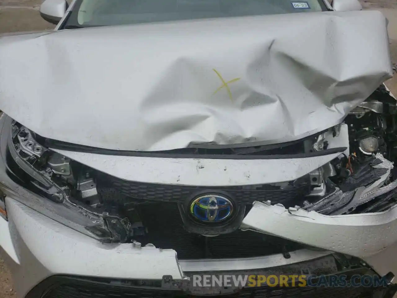 7 Photograph of a damaged car JTDEAMDE2MJ032836 TOYOTA COROLLA 2021