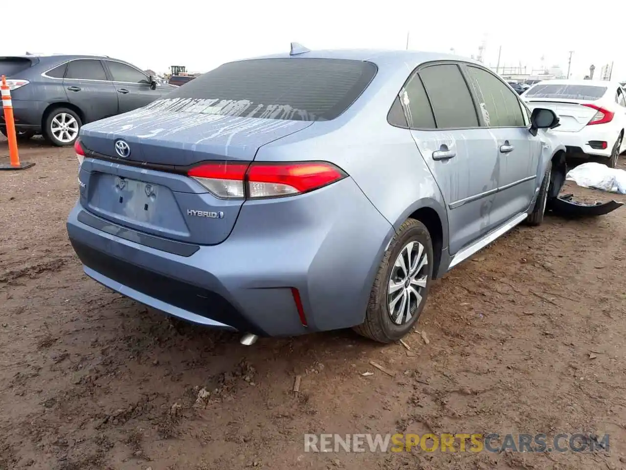 4 Photograph of a damaged car JTDEAMDE2MJ034800 TOYOTA COROLLA 2021