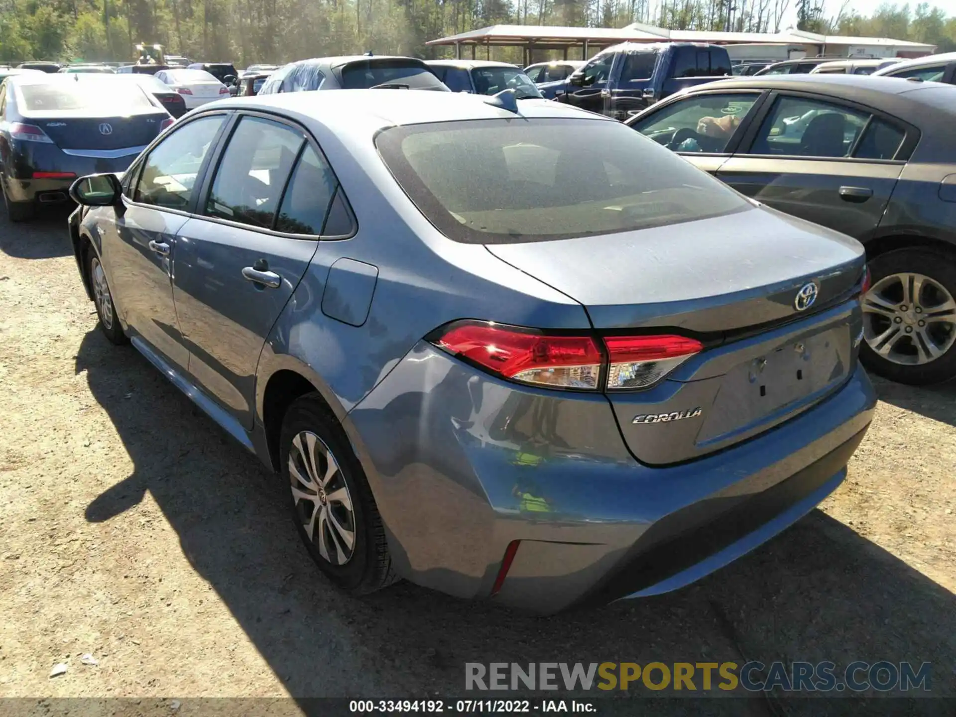 3 Photograph of a damaged car JTDEAMDE3MJ000266 TOYOTA COROLLA 2021