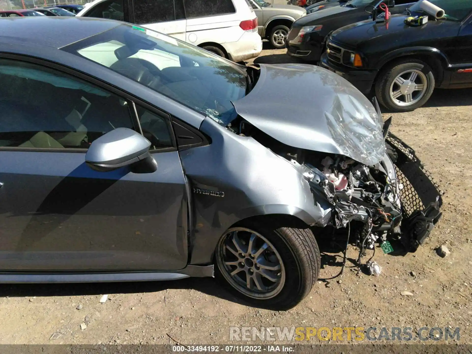 6 Photograph of a damaged car JTDEAMDE3MJ000266 TOYOTA COROLLA 2021