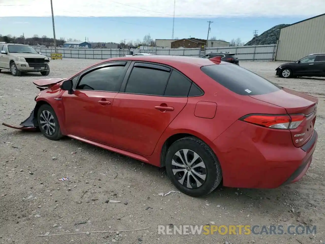 2 Photograph of a damaged car JTDEAMDE3MJ002809 TOYOTA COROLLA 2021