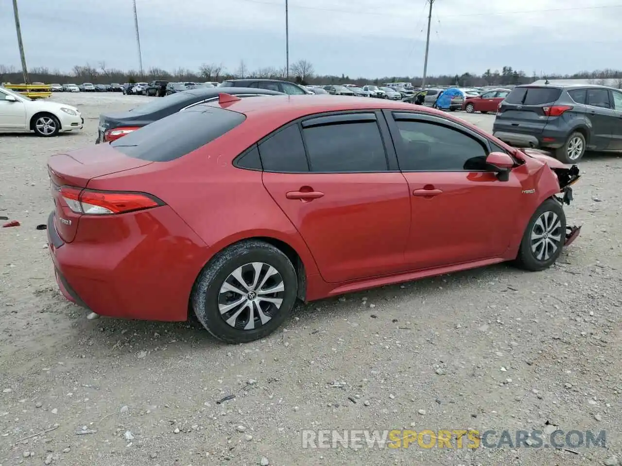 3 Photograph of a damaged car JTDEAMDE3MJ002809 TOYOTA COROLLA 2021